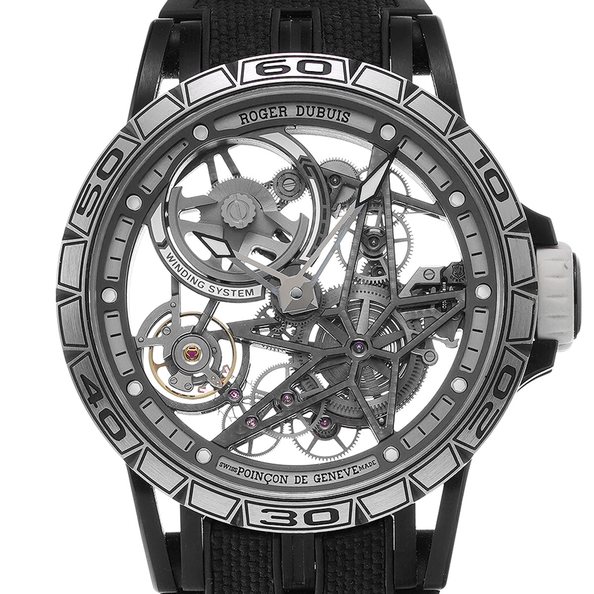 Excalibur Spyder 45 DBEX0715 Skeleton ROGER DUBUIS Men's [Pre-Owned].