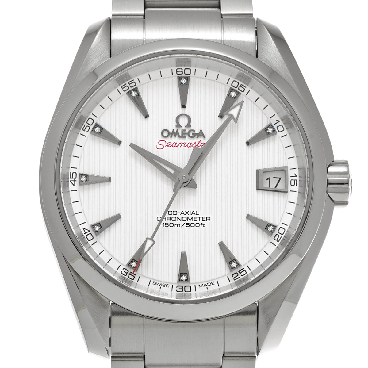 Seamaster Aqua Terra Co-Axial 231.10.39.21.54.001 White/Diamond OMEGA Men's [Pre-Owned].