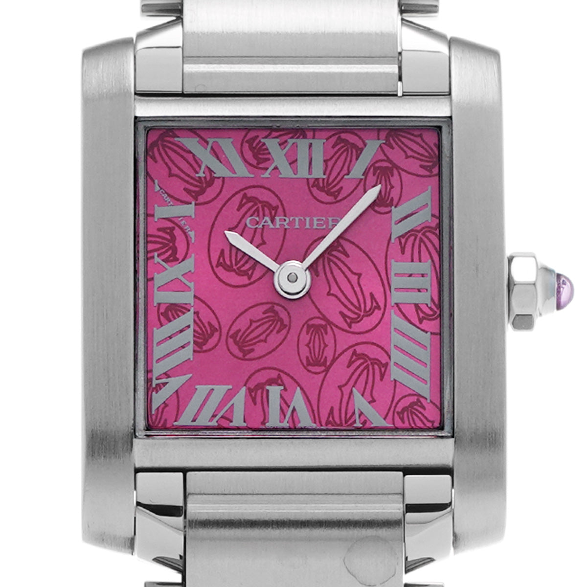 Tank Francaise SM W51030Q3 Pink CARTIER Ladies [Pre-owned]