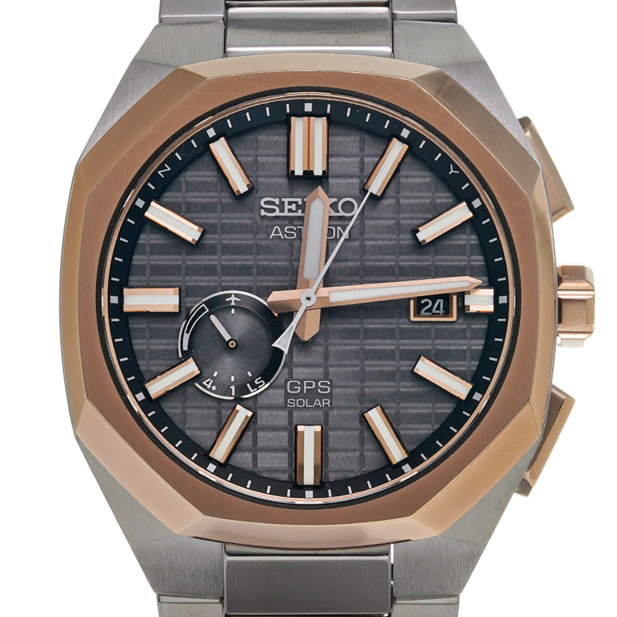 Astron Nexter SBXD014 Gray SEIKO Men's [Pre-owned].