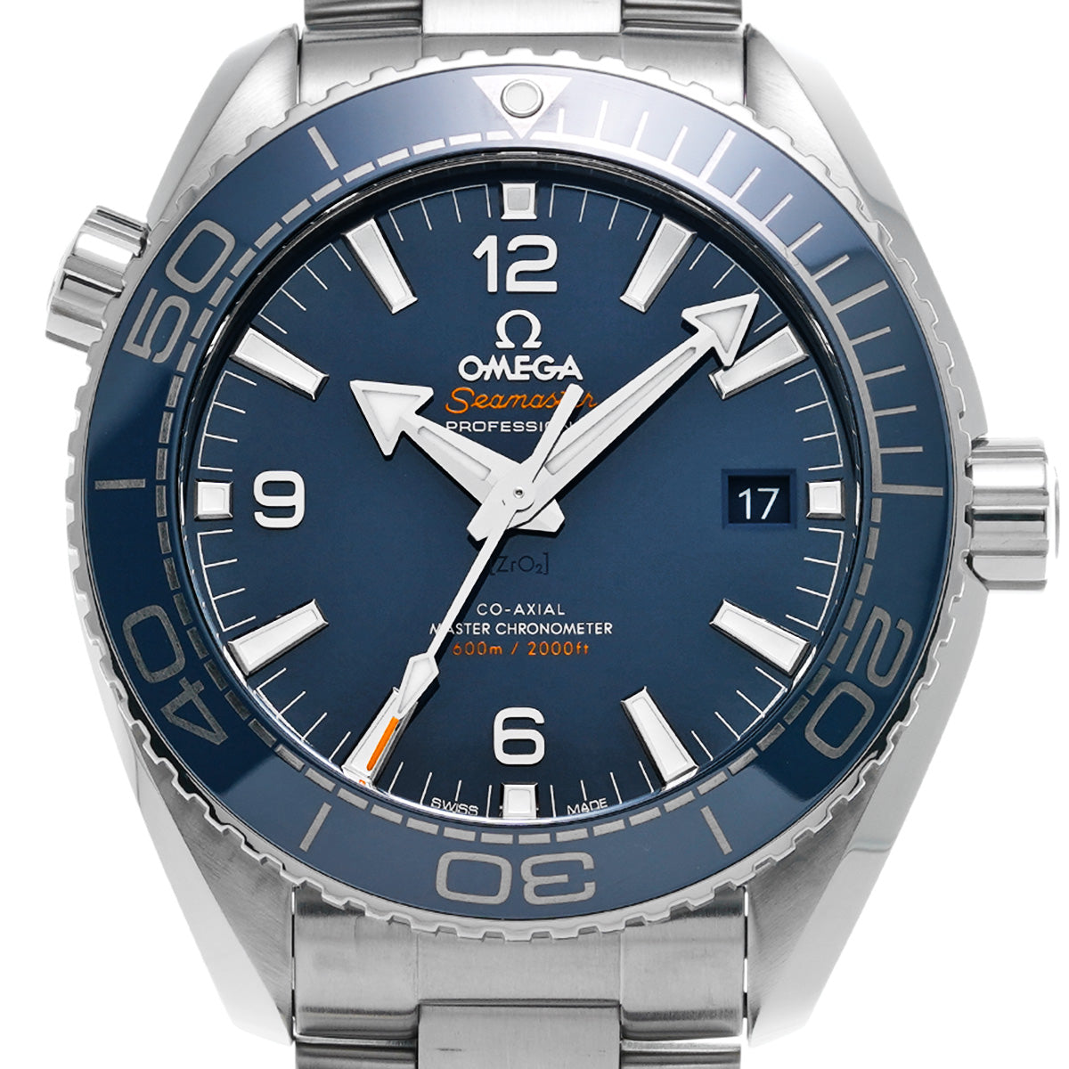 Seamaster Planet Ocean 600 Co-Axial Master Chronometer 215.30.44.21.03.001 Blue OMEGA Men's [pre-owned]