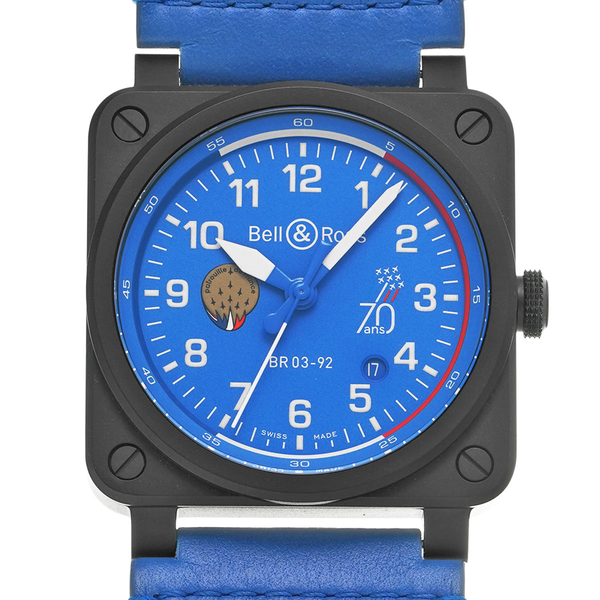 BR-03 Patrouille de France 70th Anniversary BR0392-PAF7-CE/SCA Blue Bell &amp; Ross Men's [pre-owned]