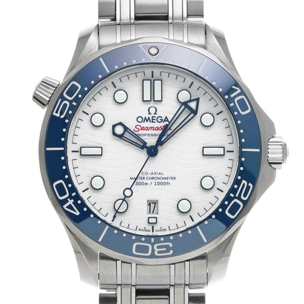 Seamaster Diver 300 Co-Axial Master Chronometer 2020 Tokyo Olympics 522.30.42.20.04.001 White OMEGA Mens [Pre-Owned].