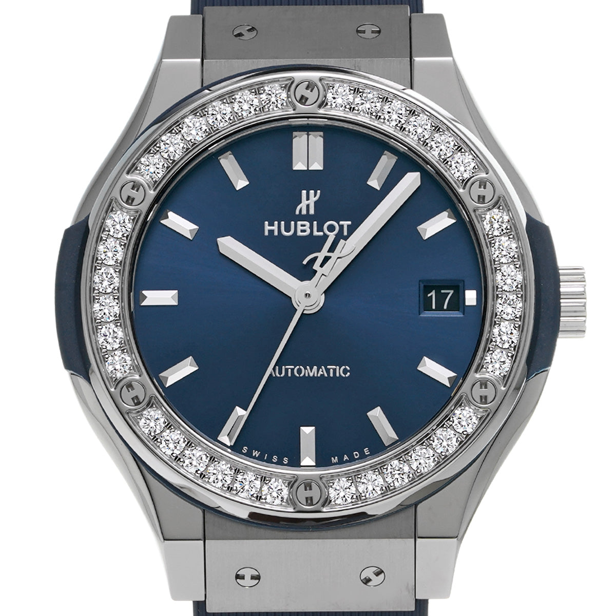 Classic Fusion Titanium Blue 38MM 565.NX.7170.RX Blue HUBLOT Unisex [Pre-Owned].