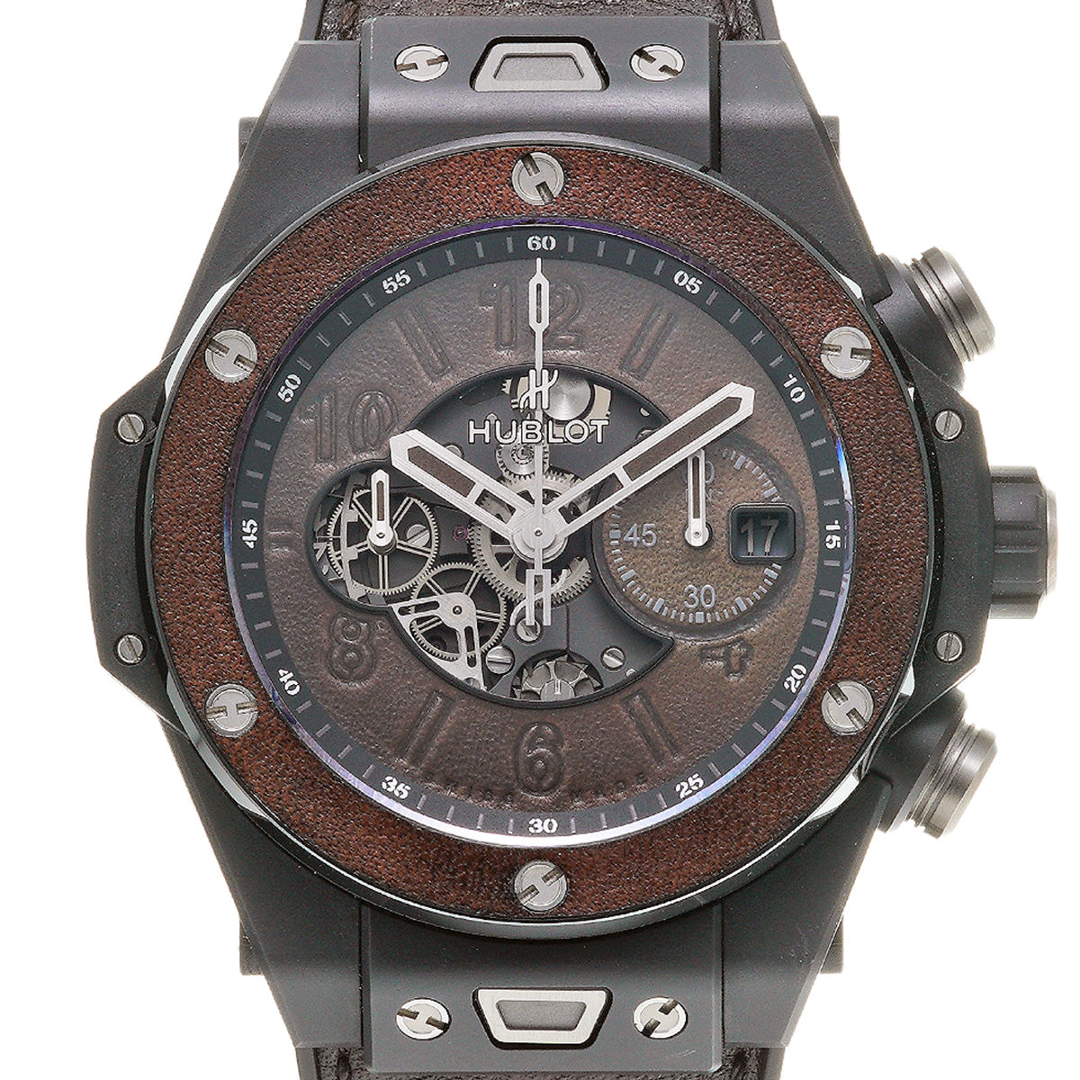 Big Bang Unico Berluti Cold Brown 411.CI.0500.VR.BER20 Brown HUBLOT Men's [Pre-owned].