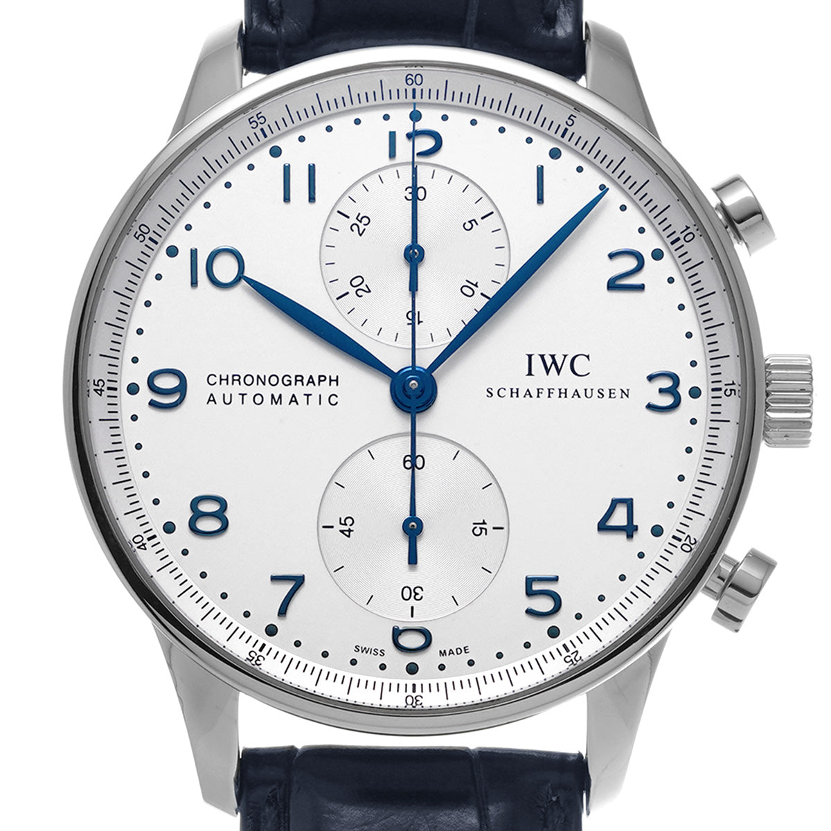 Portuguese Chronograph IW371446 Silver IWC Men's [Pre-Owned]