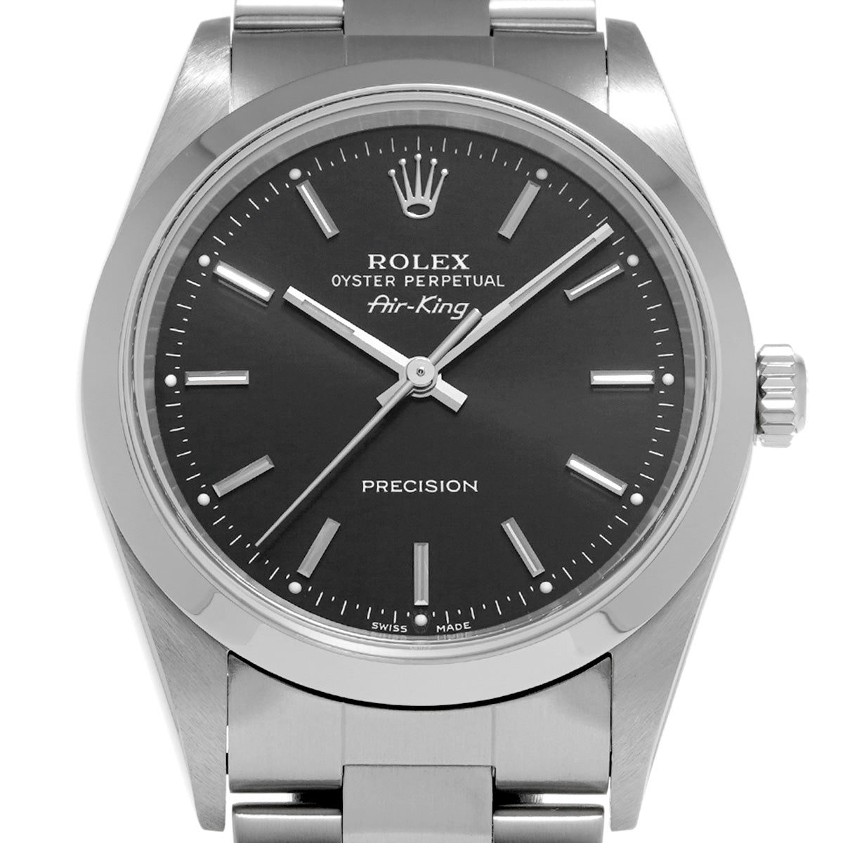 Air-King 14000M K (made around 2001) Black ROLEX Men's [Pre-Owned].