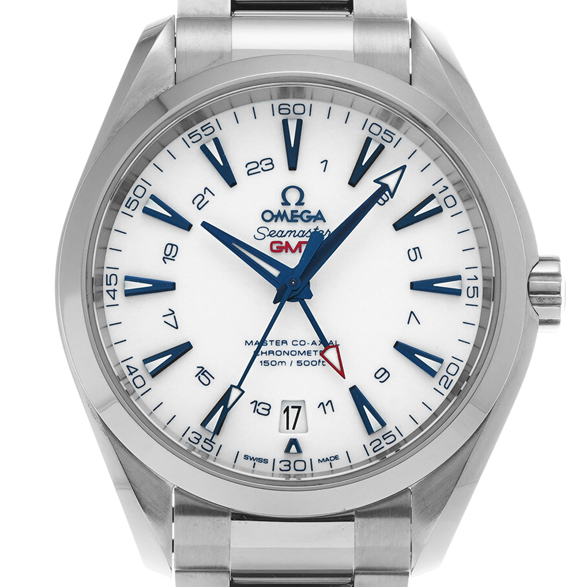 Seamaster Aqua Terra Good Planet Master Co-Axial GMT 231.90.43.22.04.001 White OMEGA Men's [pre-owned]