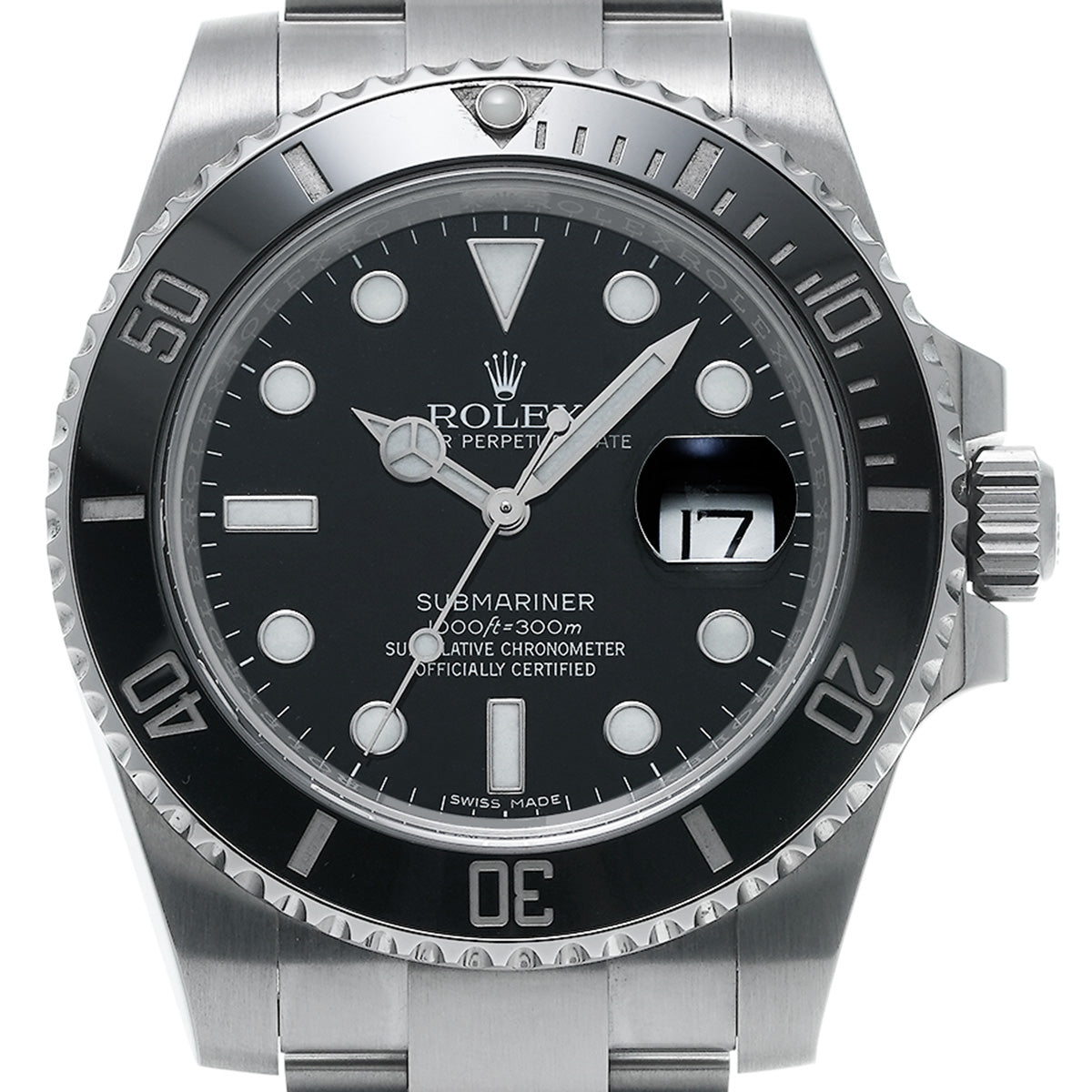 Submariner Date 116610LN Random Serial Black ROLEX Men's [Pre-Owned].