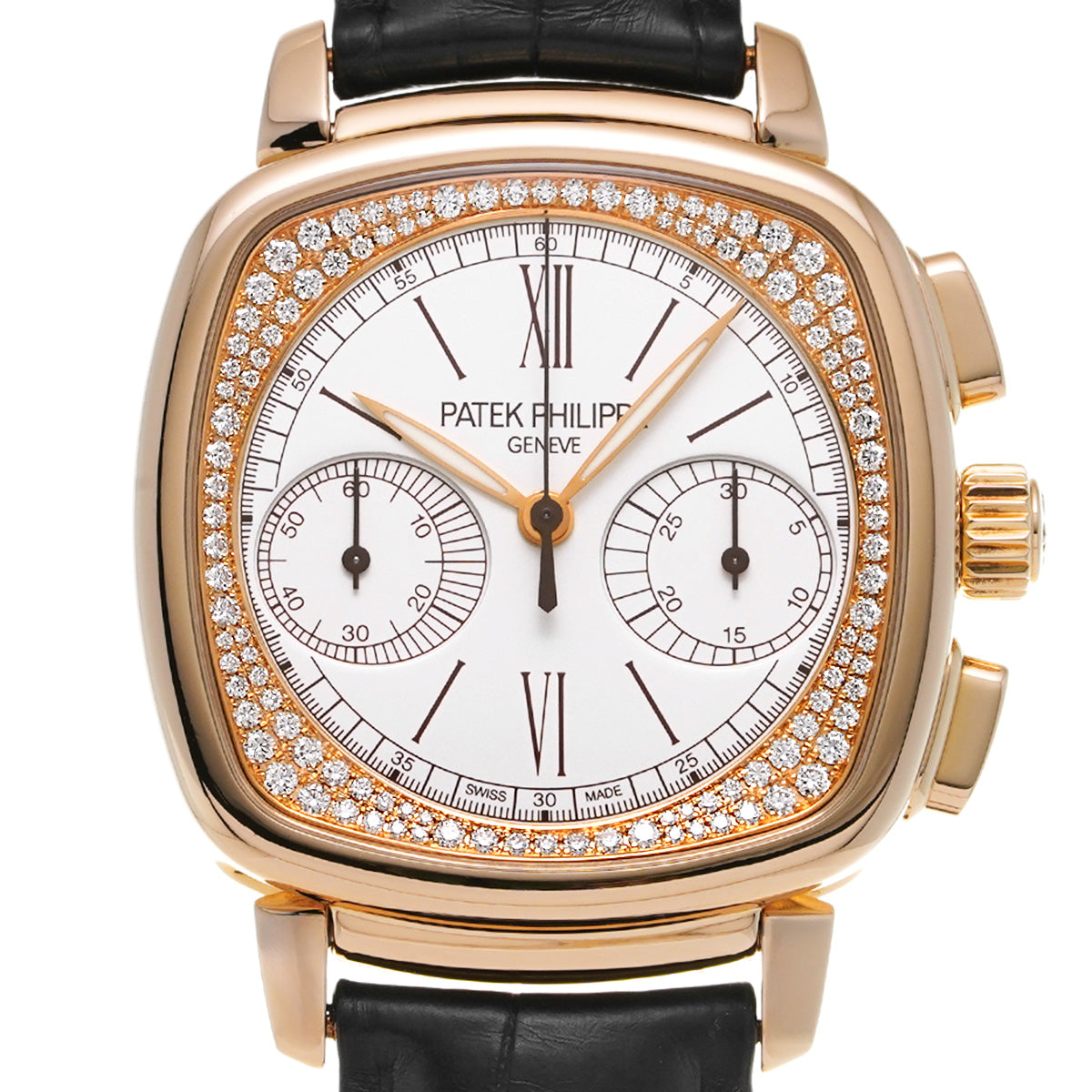 Complication Chronograph 7071R-001 White/Diamond PATEK PHILIPPE Ladies [Pre-Owned].