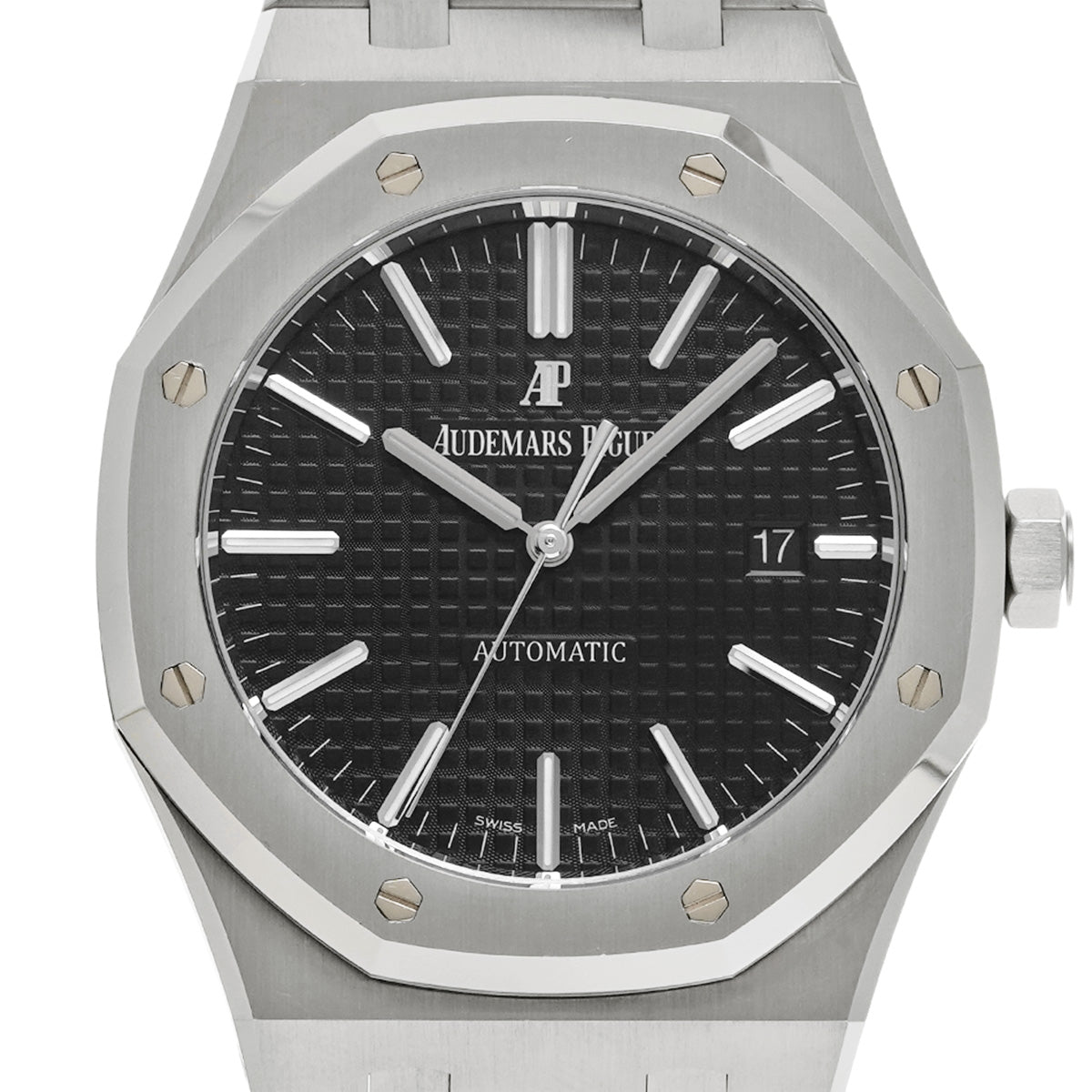 15400ST.OO.1220ST.01 Royal Oak Automatic Black AUDEMARS PIGUET Men's [Pre-Owned].