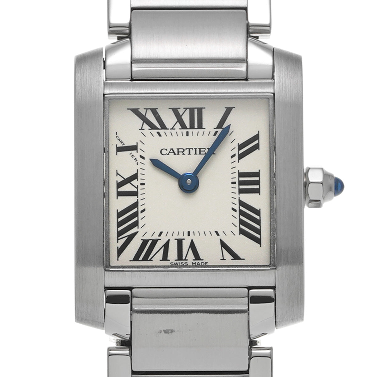 Tank Francaise SM W51008Q3 Silver CARTIER Ladies [Pre-owned]