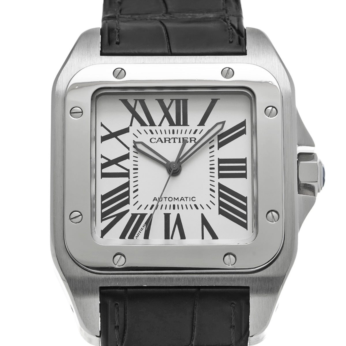 Santos 100 LM W20073X8 Silver CARTIER Men's [Pre-owned]
