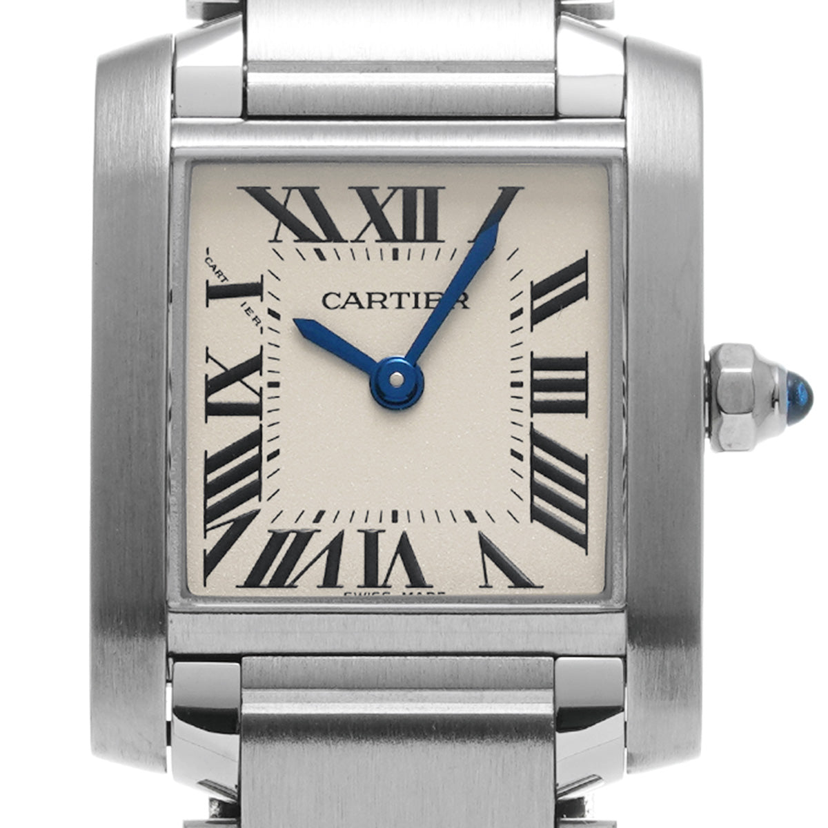 Tank Francaise SM W51008Q3 Silver CARTIER Ladies [Pre-owned]