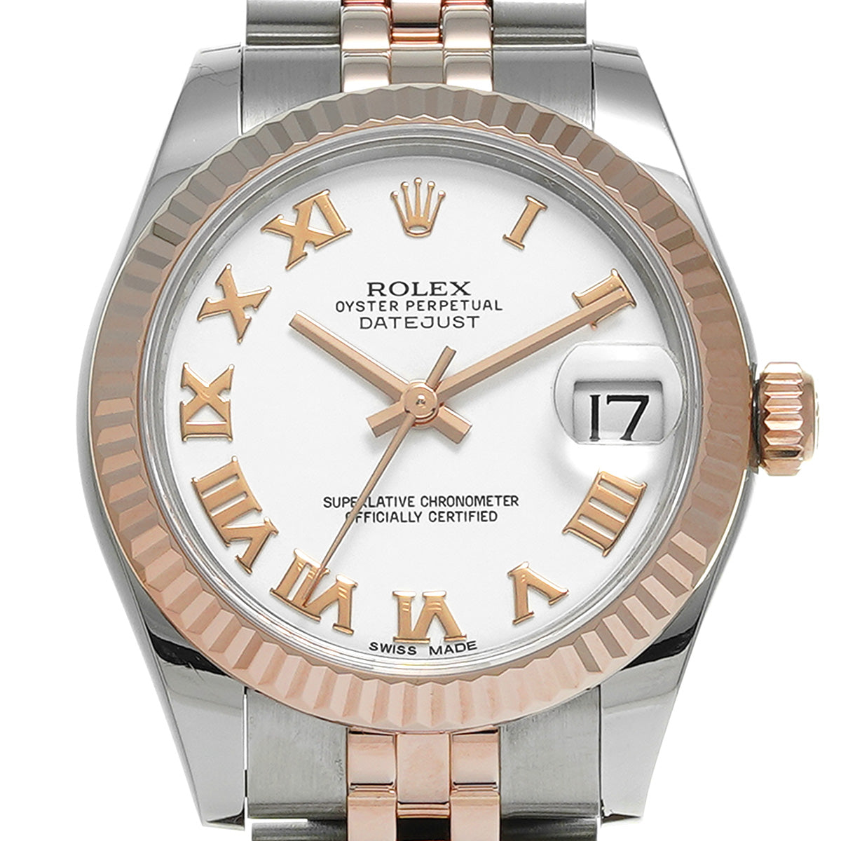 DATE JUST 31 178271 Random Serial White ROLEX Unisex [Pre-owned].