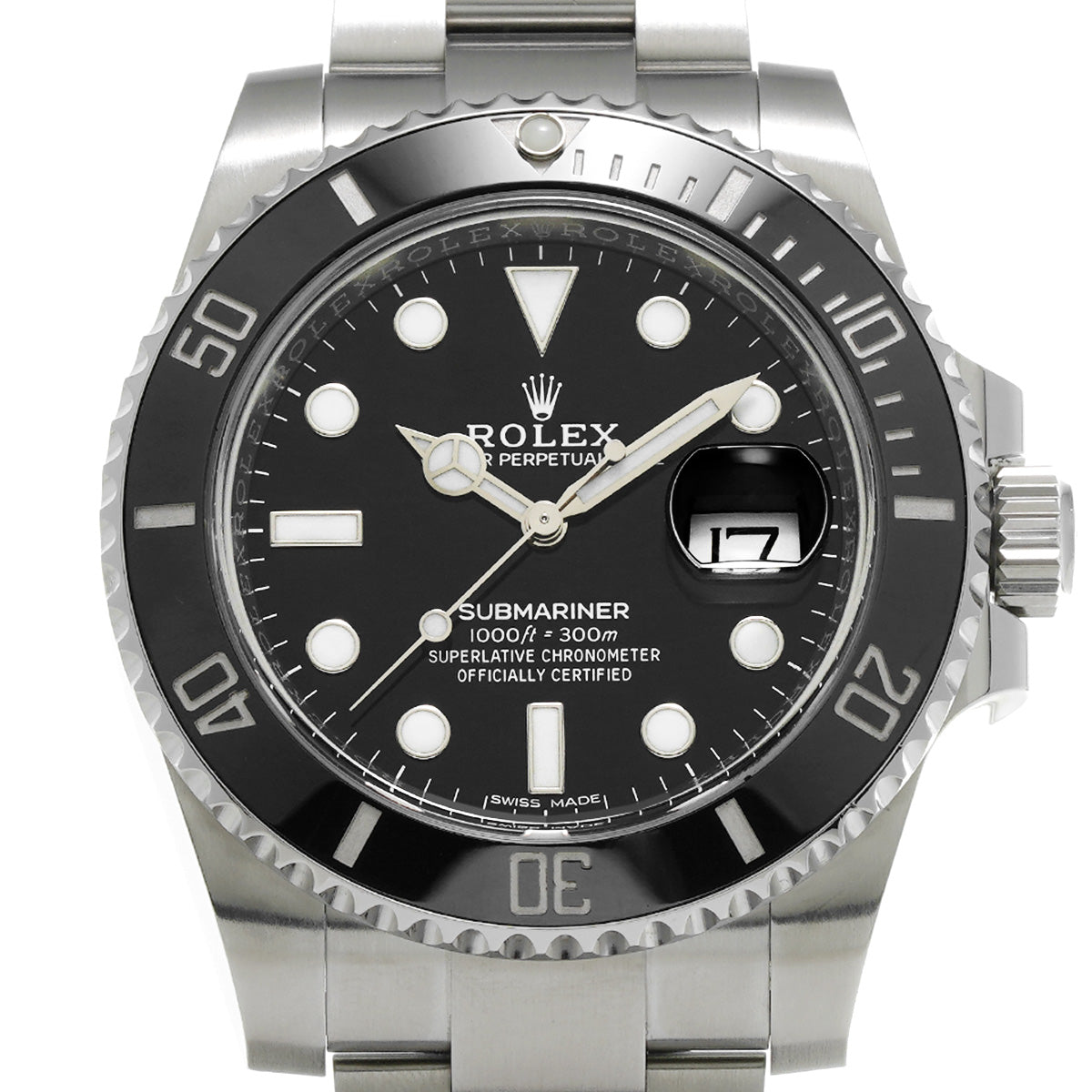 Submariner Date 116610LN Random Serial Black ROLEX Men's [Pre-Owned].