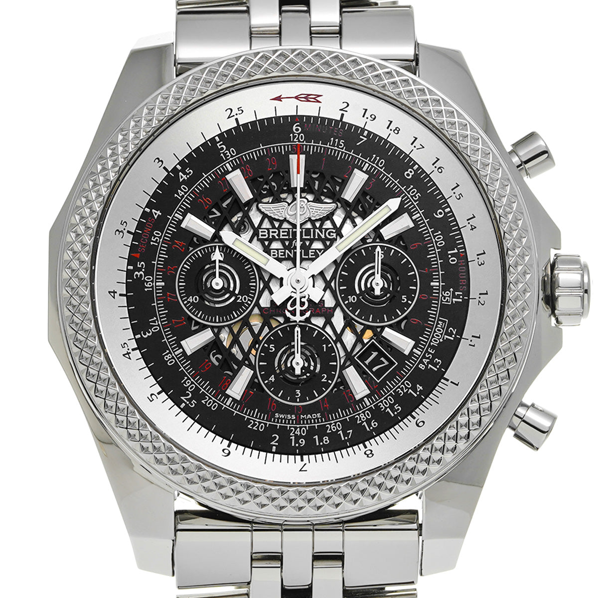 Bentley B06 AB061112/BC42 Black BREITLING Men's [Pre-Owned].