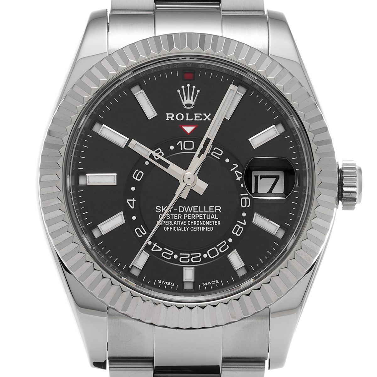 SKYDWELLER 326934 Random Serial Black ROLEX Men's [Pre-Owned].