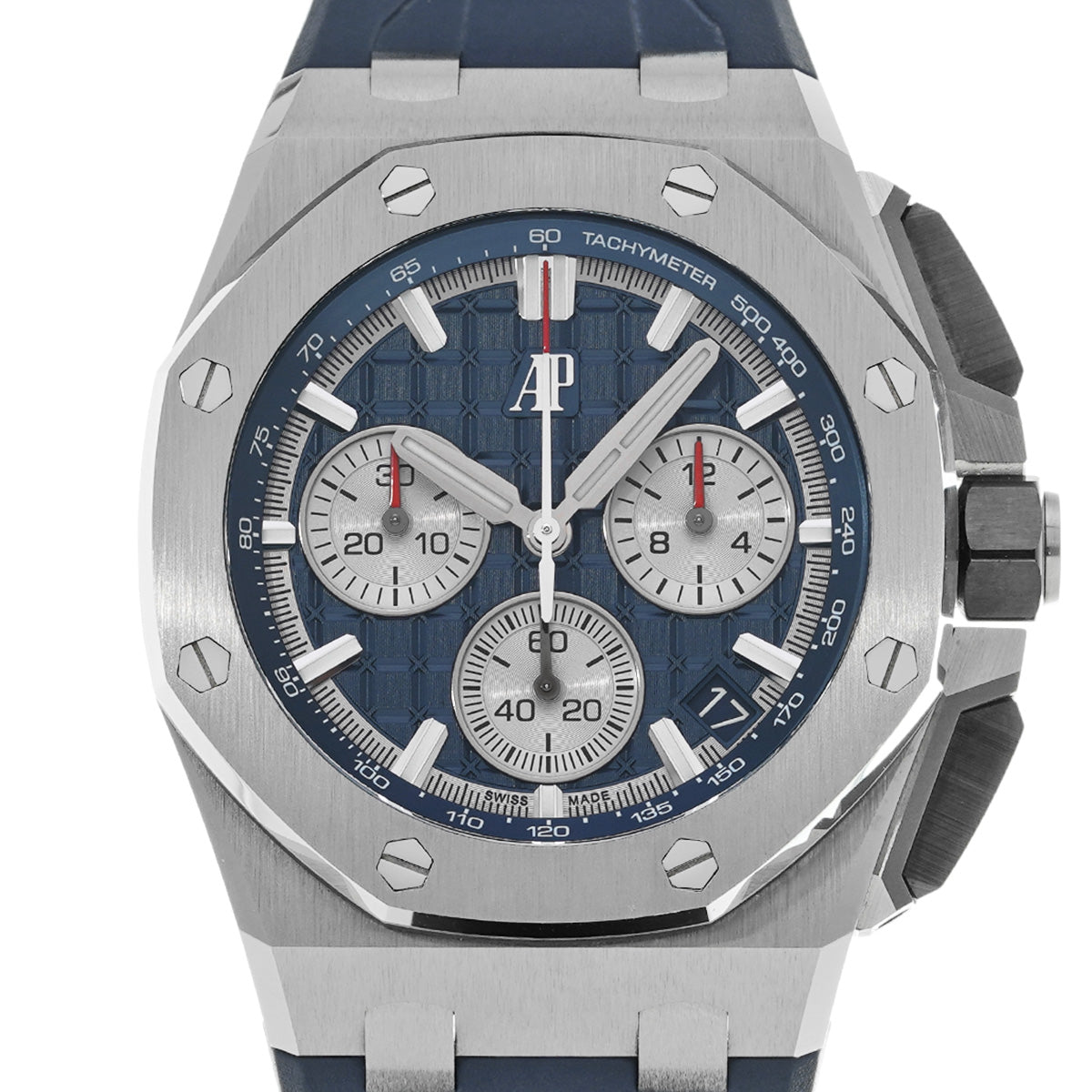 Royal Oak Offshore Chronograph 26420TI.OO.A027CA.01 Blue/Rhodium AUDEMARS PIGUET Mens [Pre-Owned]