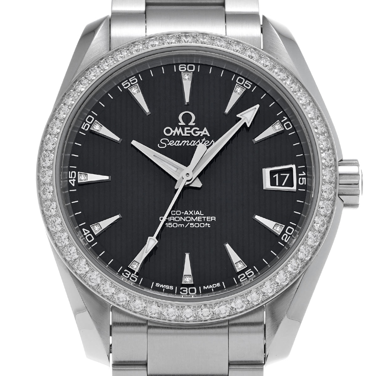 Seamaster Aqua Terra 150M 231.15.39.21.51.001 Black/Diamond OMEGA Ladies [Pre-owned]