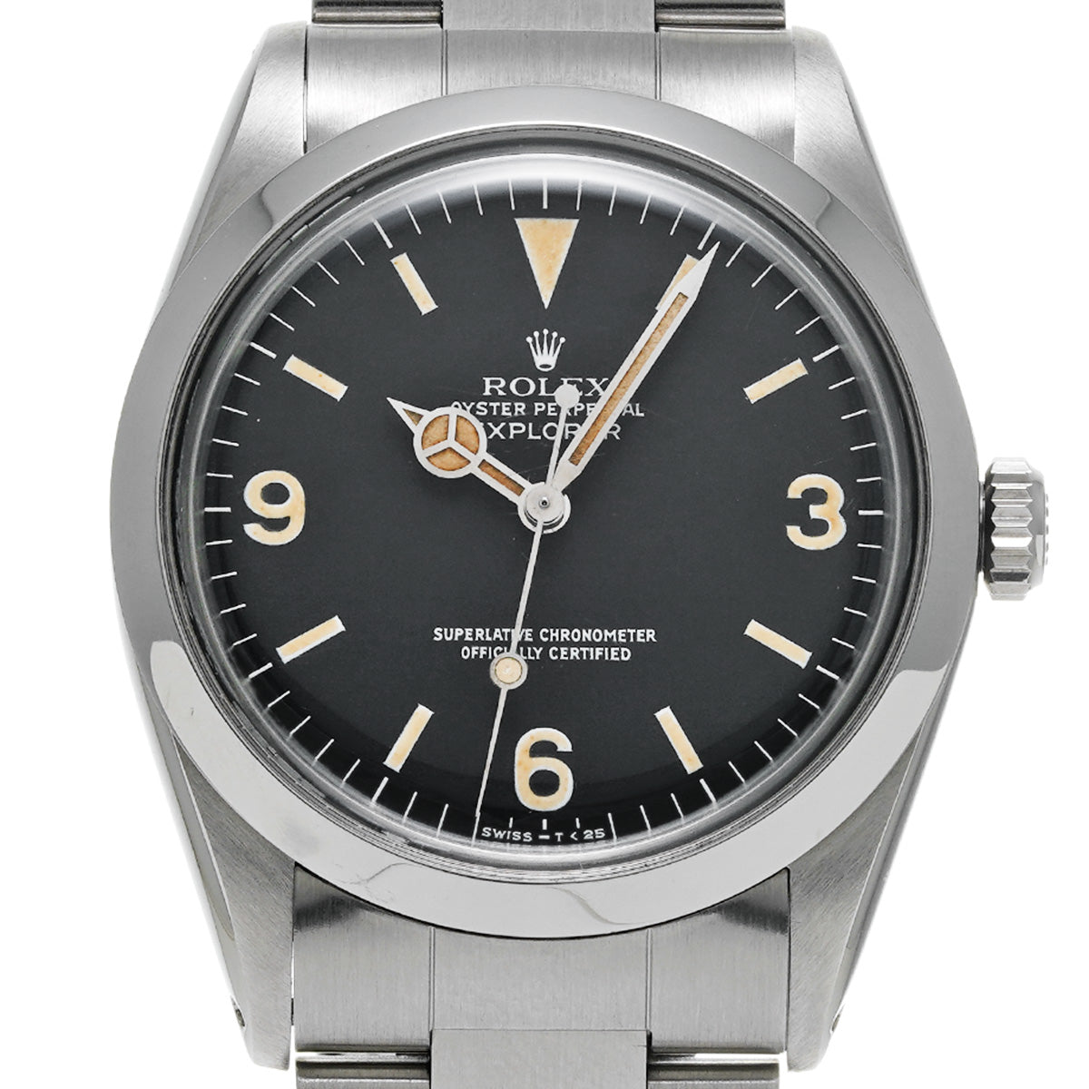 Explorer 1016 36 series (manufactured circa 1974) Black ROLEX Men's [Pre-Owned].