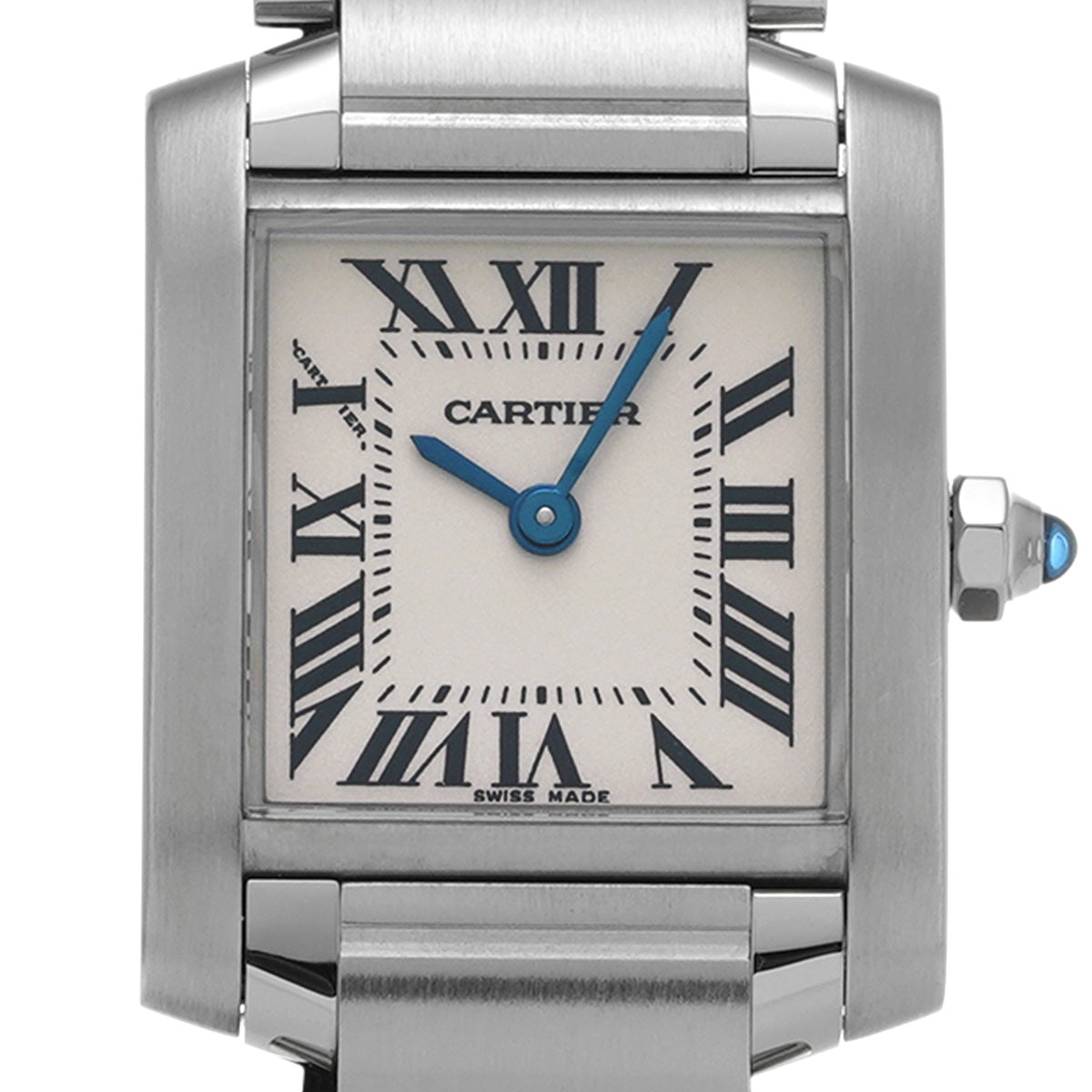 Tank Francaise SM W51008Q3 Silver CARTIER Ladies [Pre-owned]