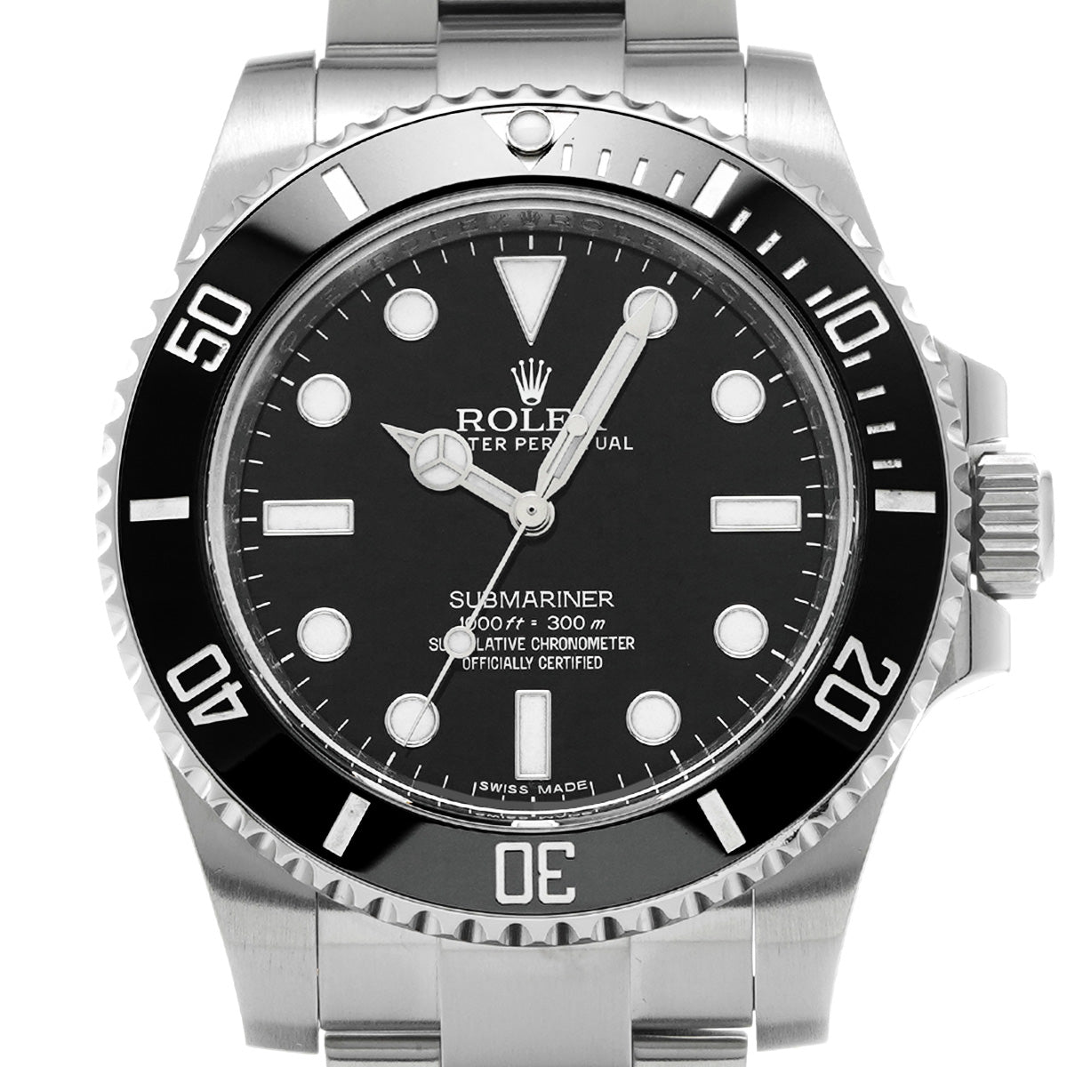 Submariner 114060 Random Serial Black ROLEX Men's [Pre-Owned].