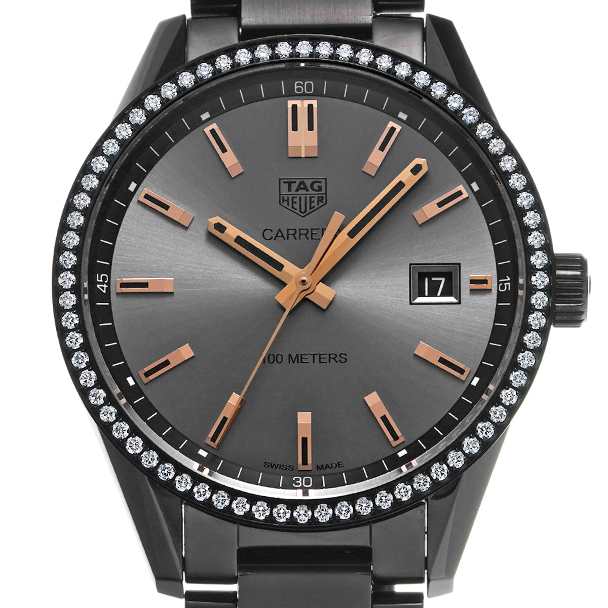 CARRERA Quartz WAR1115.BA0602 Gray TAG HEUER Men's [Pre-Owned].