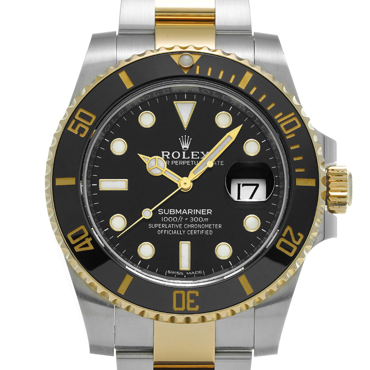 Submariner Date 116613LN Random Serial Black ROLEX Men's [Pre-Owned].