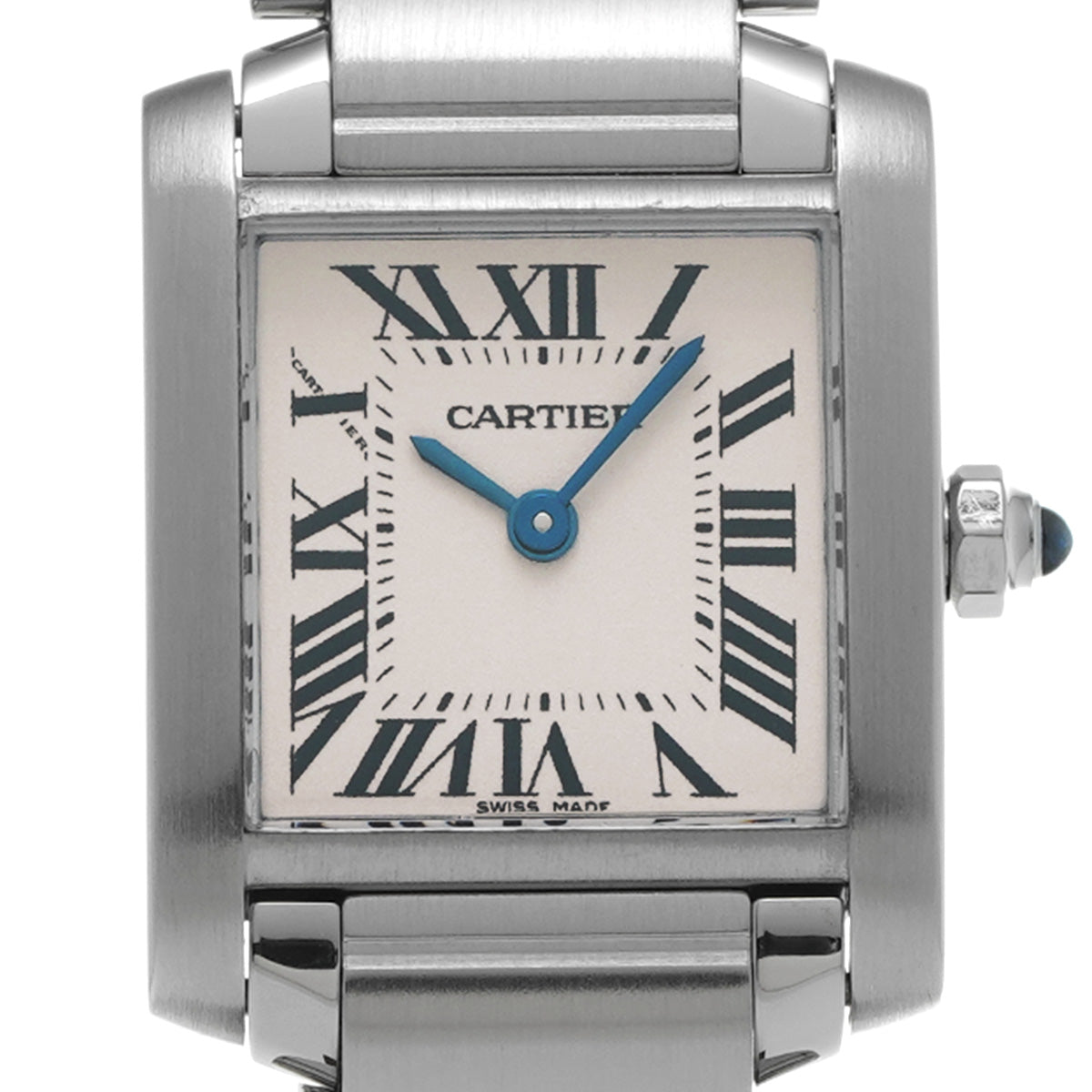 Tank Francaise SM W51008Q3 Silver CARTIER Ladies [Pre-owned]