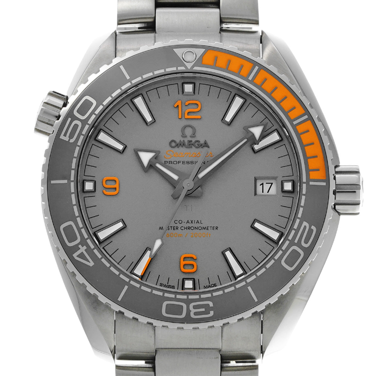 Seamaster Planet Ocean 600 Co-Axial Master Chronometer 215.90.44.21.99.001 Gray OMEGA Men's [pre-owned]