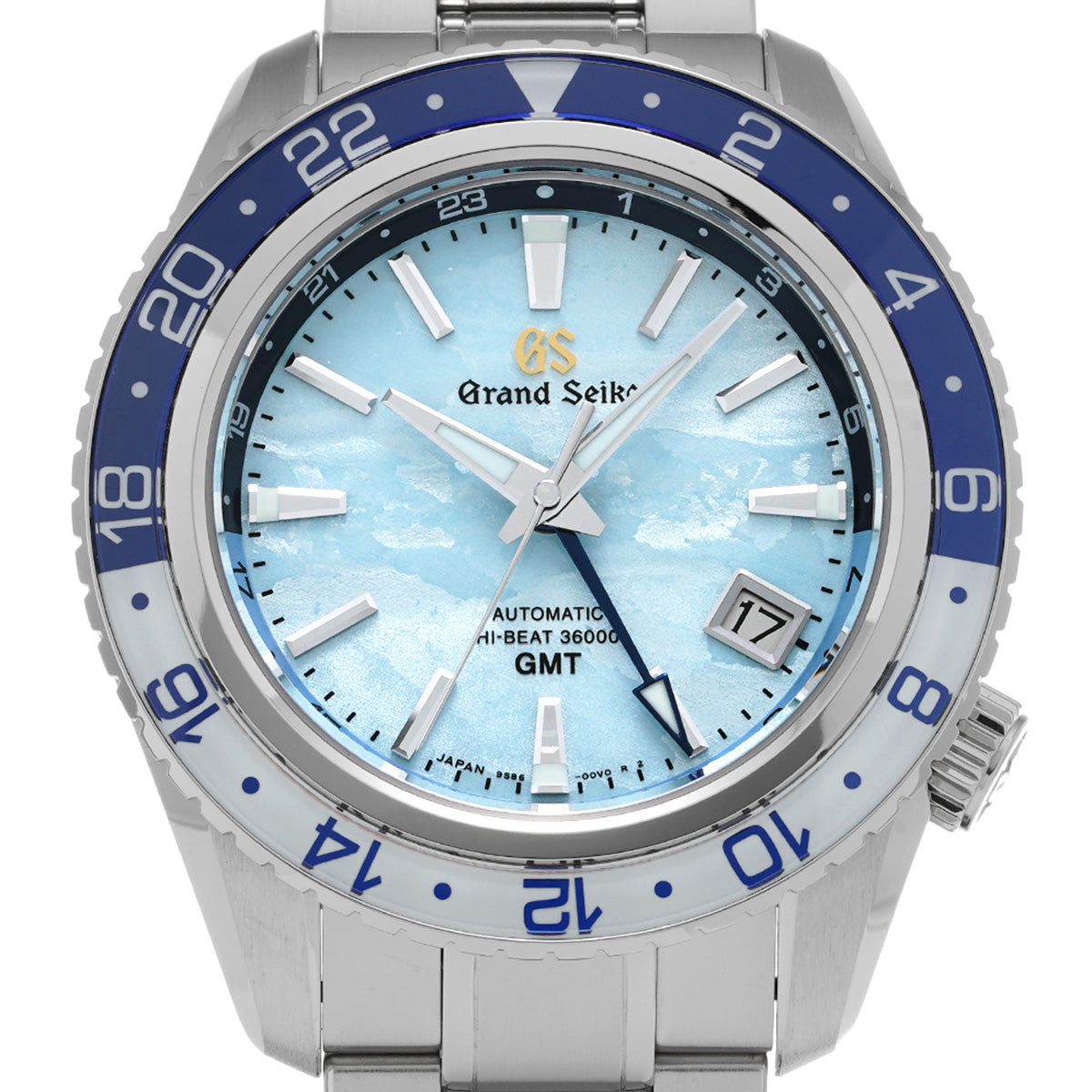 Sports Collection Mechanical High Beat 36000 GMT Caliber 9S 25th SBGJ275 Blue Grand Seiko Men's [Pre-Owned].