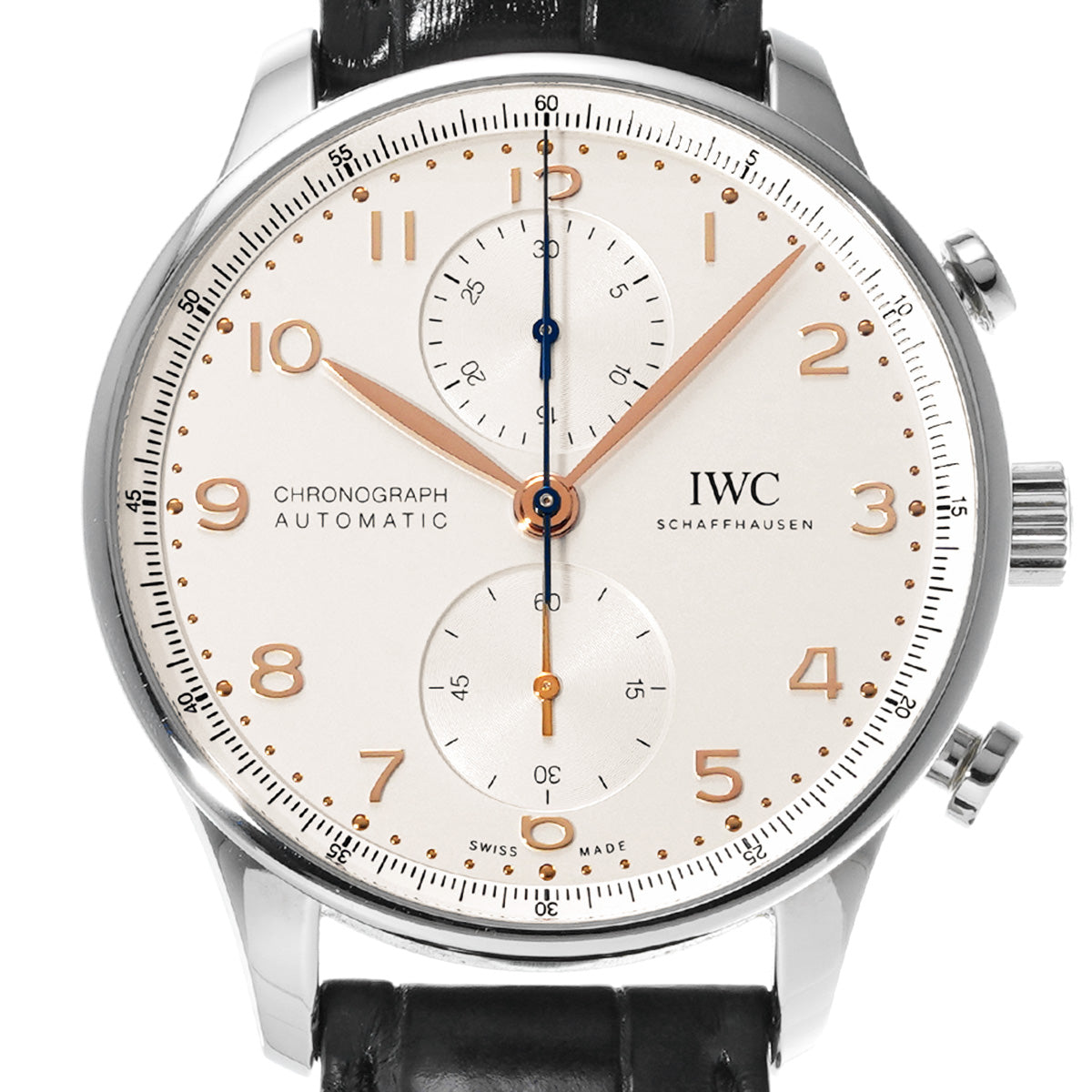 Portuguese Chronograph IW371604 Silver IWC Men's [Pre-Owned]
