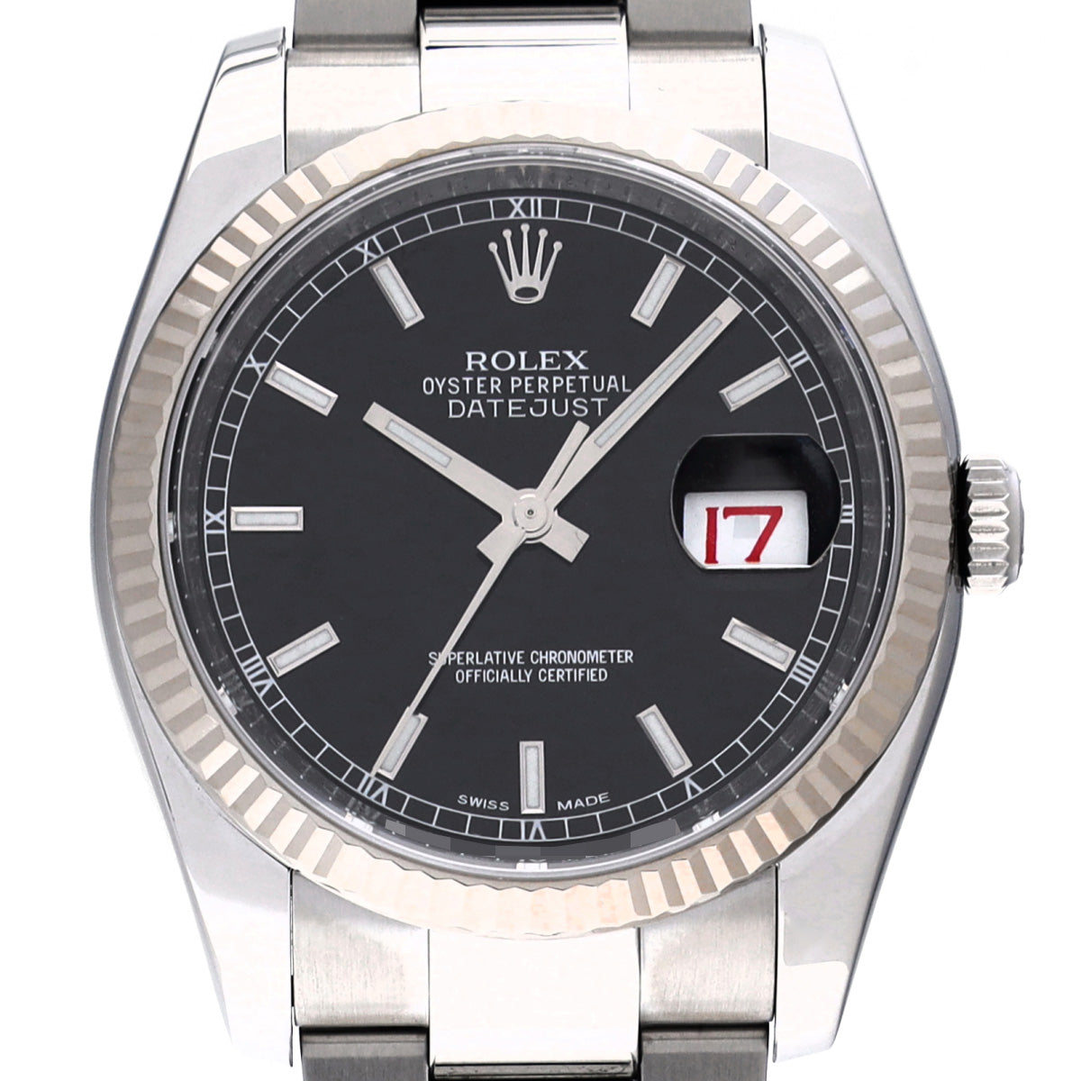 DATE JUST 116234 Random Serial Black ROLEX Men's [Pre-owned].