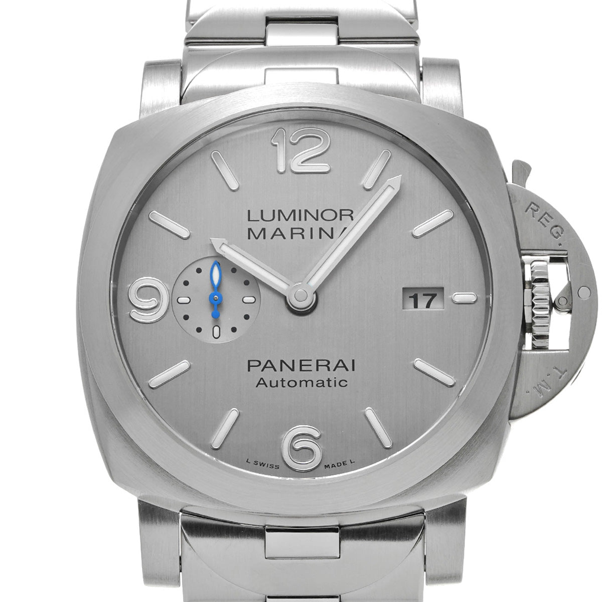 Luminor Marina 44mm PAM00978 Silver PANERAI Men's [Pre-Owned].