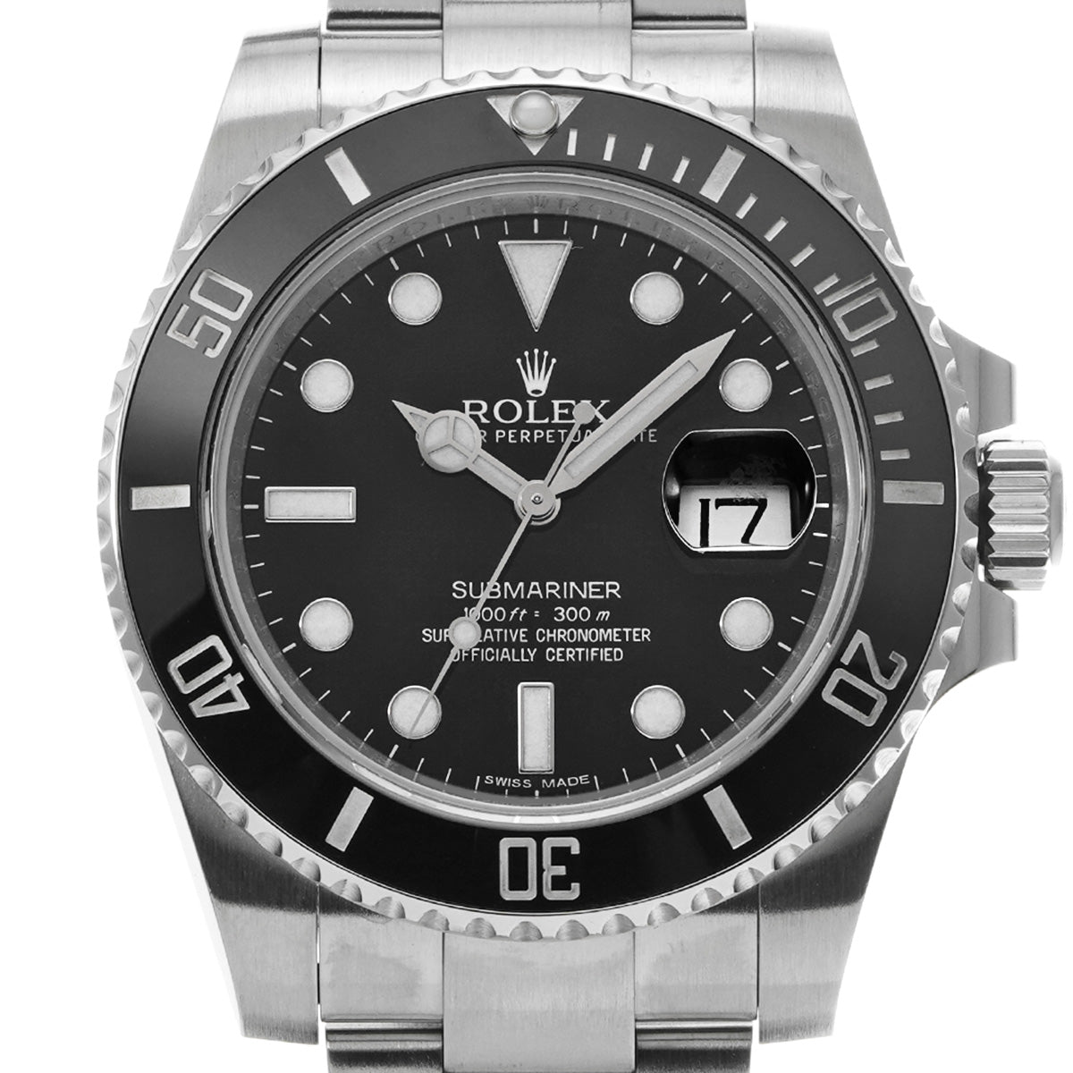Submariner Date 116610LN G No. (manufactured around 2010) Black ROLEX Men's [Pre-Owned].