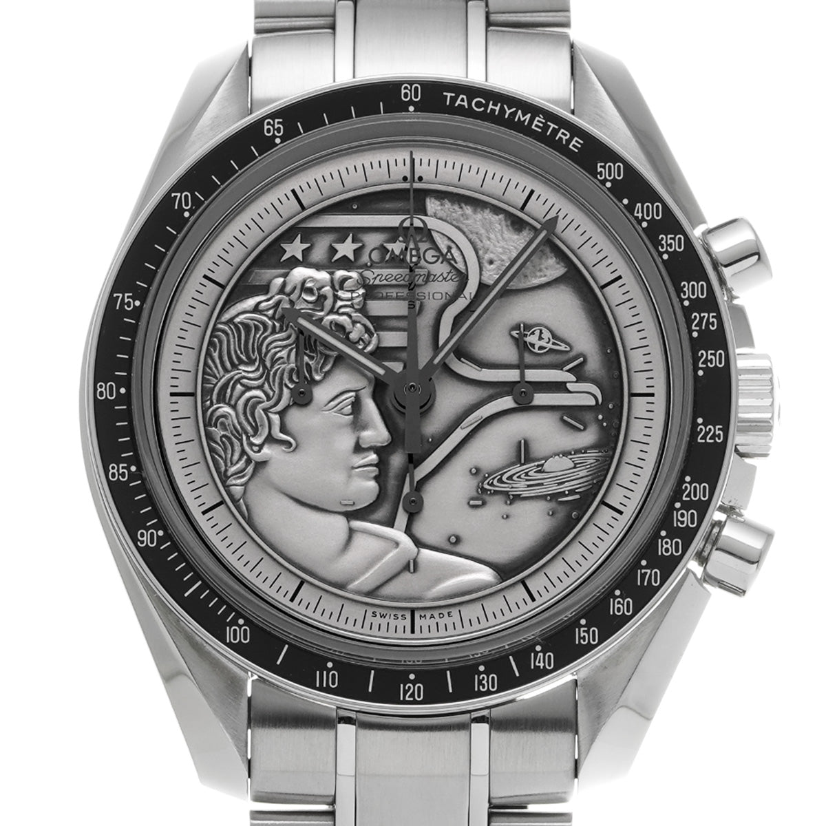Speedmaster Apollo 17 40th 311.30.42.30.99.002 Silver OMEGA Men's [Pre-Owned].