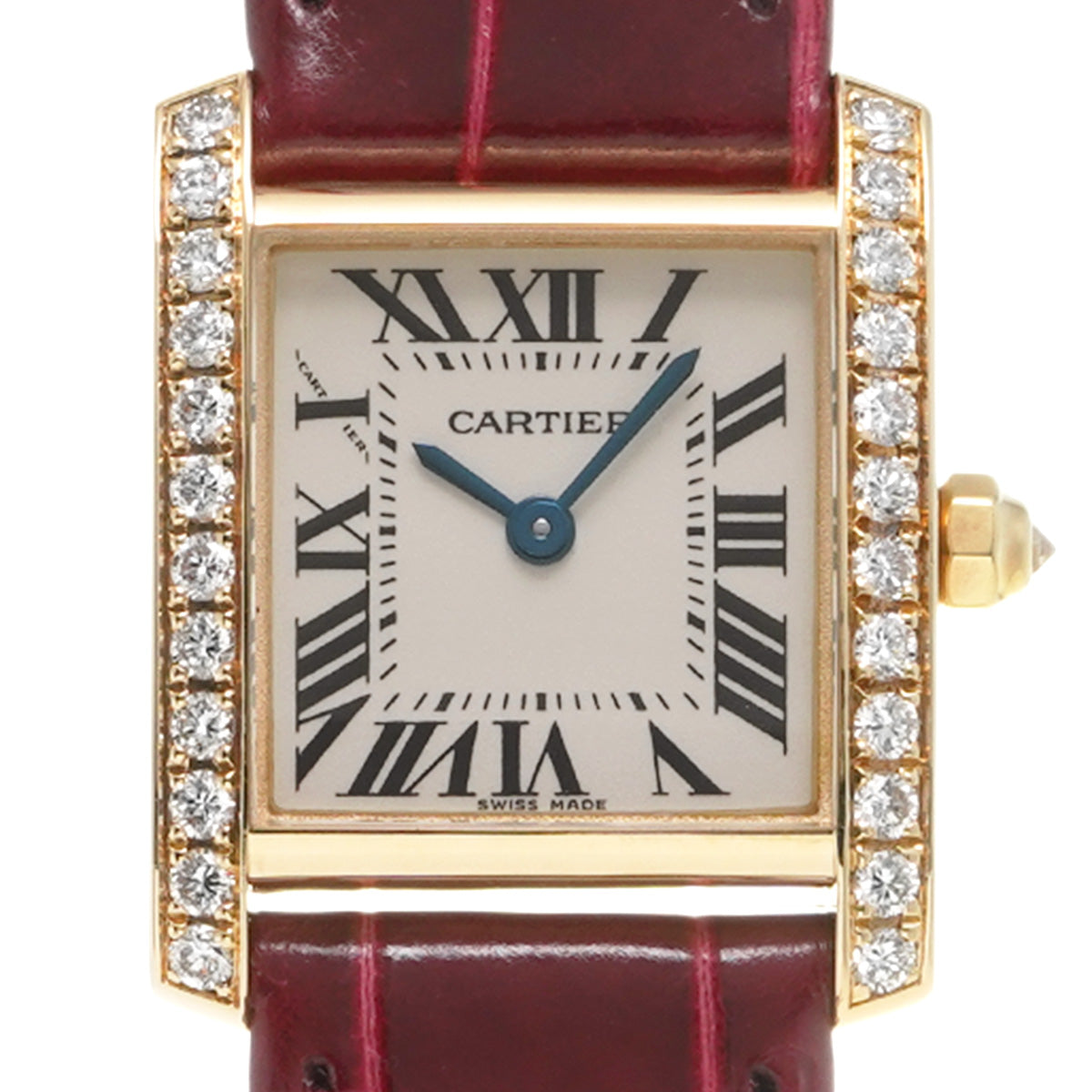 Tank Francaise SM WE100151 Silver CARTIER Ladies [Pre-owned]