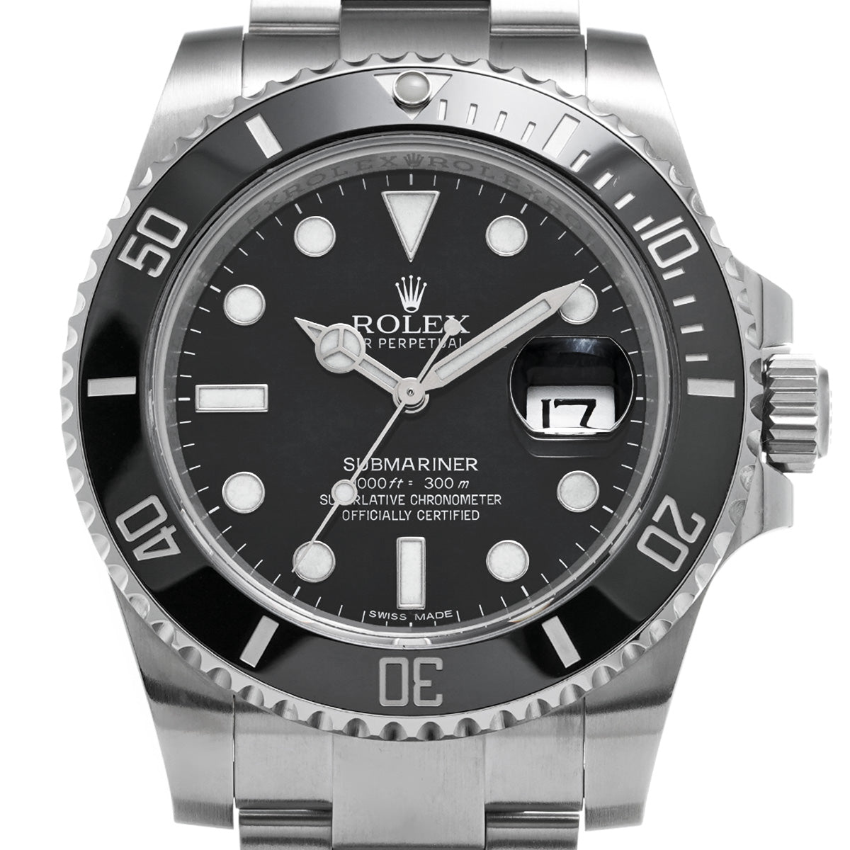 Submariner Date 116610LN Random Serial Black ROLEX Men's [Pre-Owned].