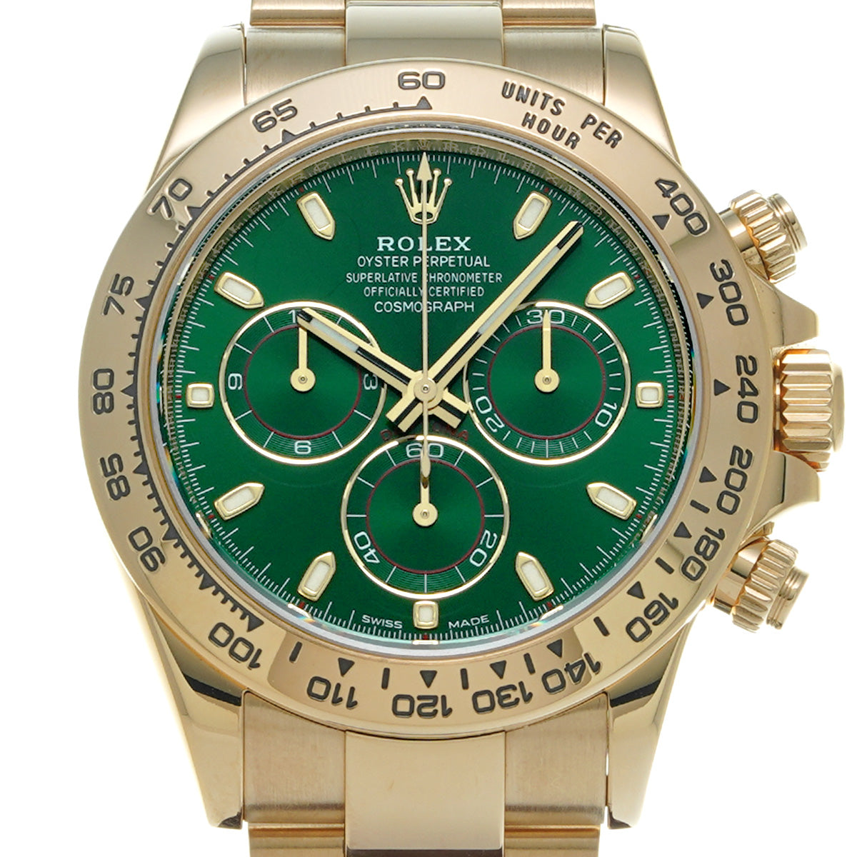 Cosmograph Daytona 116508 Random Serial Green ROLEX Men's [Pre-Owned].