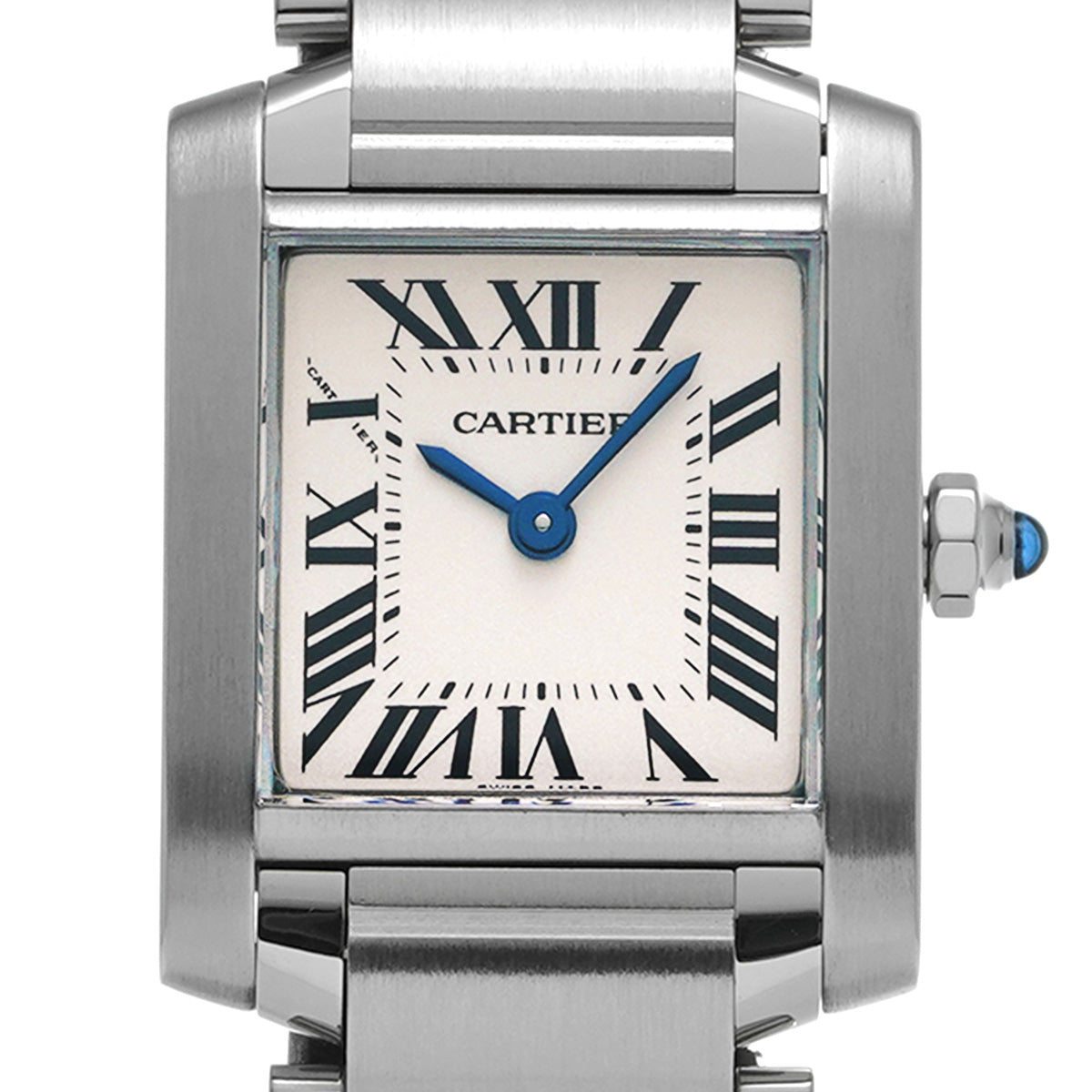 Tank Francaise SM W51008Q3 Silver CARTIER Ladies [Pre-owned]