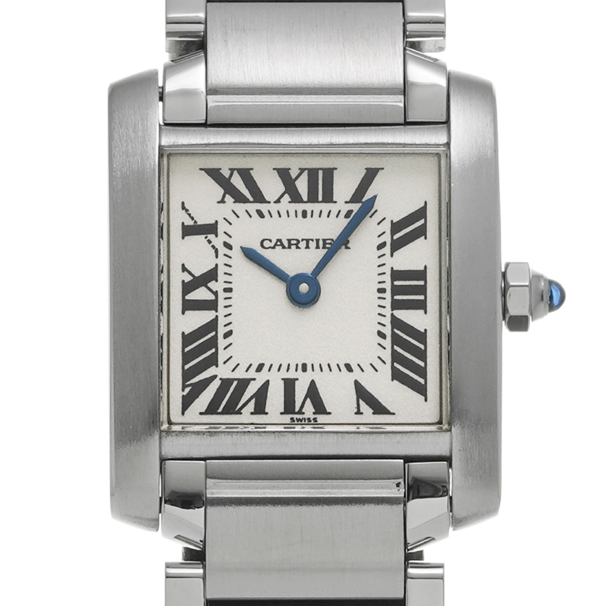 Tank Francaise SM W51008Q3 Silver CARTIER Ladies [Pre-owned]