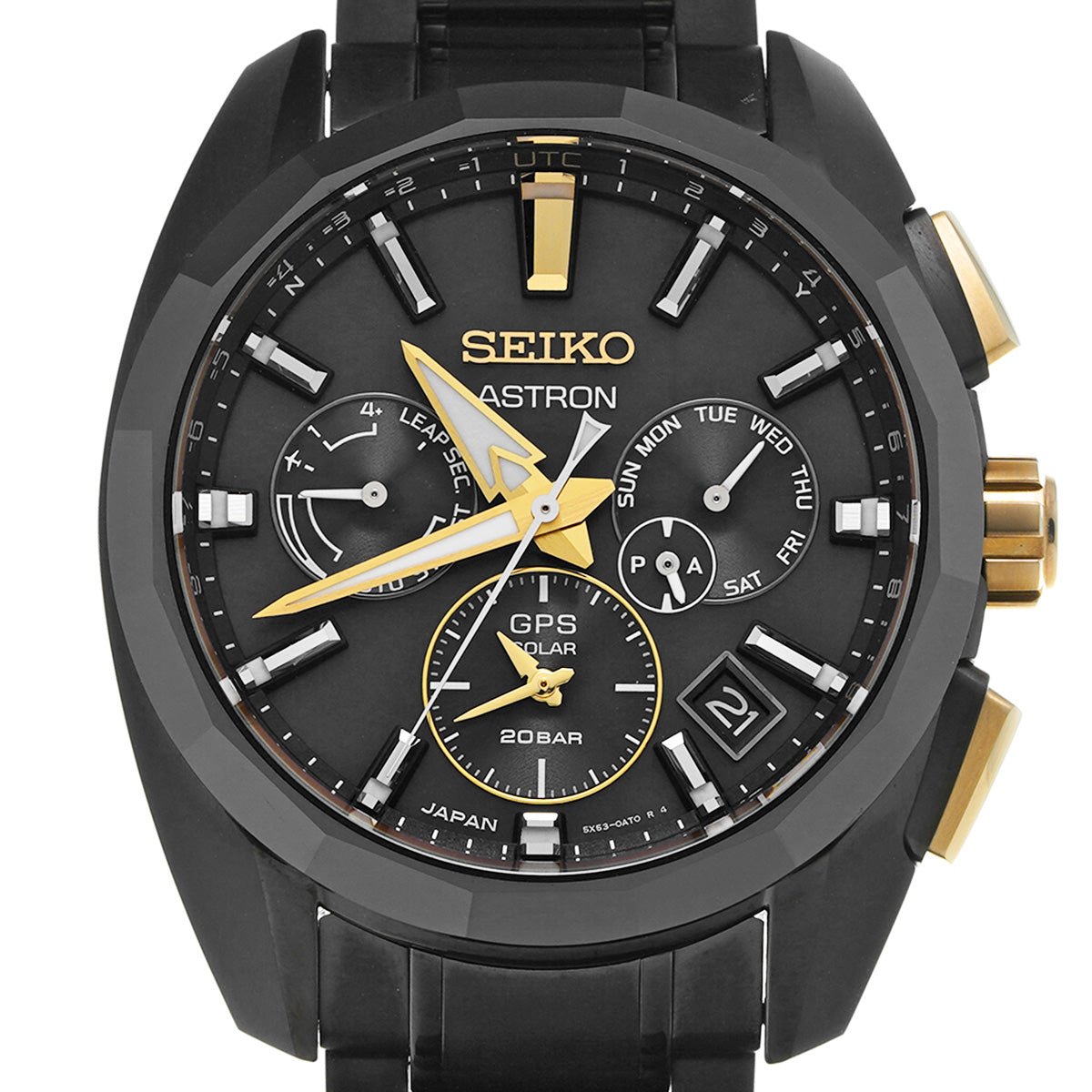 Astron Kintaro Hattori 160th SBXC073 Black SEIKO Men's [pre-owned].