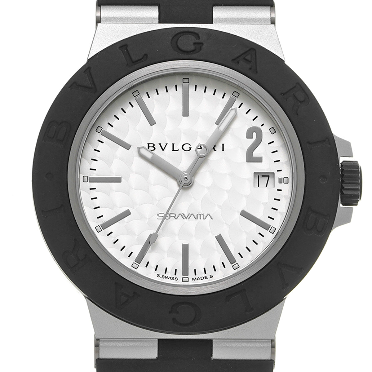 Aluminum Motoi Sorayama model Limited edition of 1000 pieces 103703 Silver BVLGARI Men's [Pre-owned].