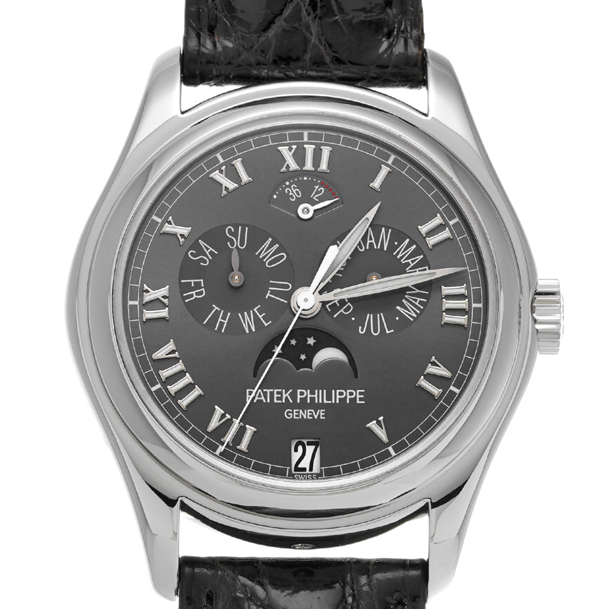 Complication Annual Calendar Moonphase 5056P-001 Gray PATEK PHILIPPE Men's [Pre-Owned].