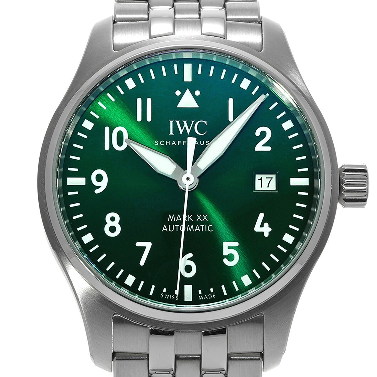 Pilot's Watch Mark XX IW328206 Green IWC Men's [Pre-Owned]