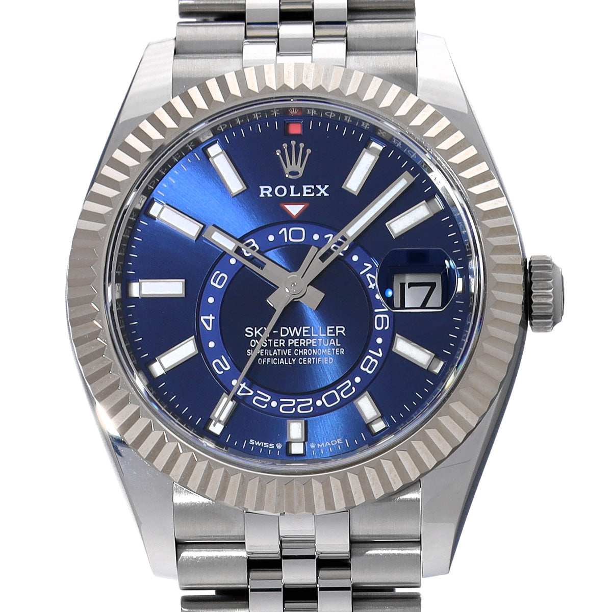 SKYDWELLER 336934 Random Serial Blue ROLEX Men's [Pre-Owned].