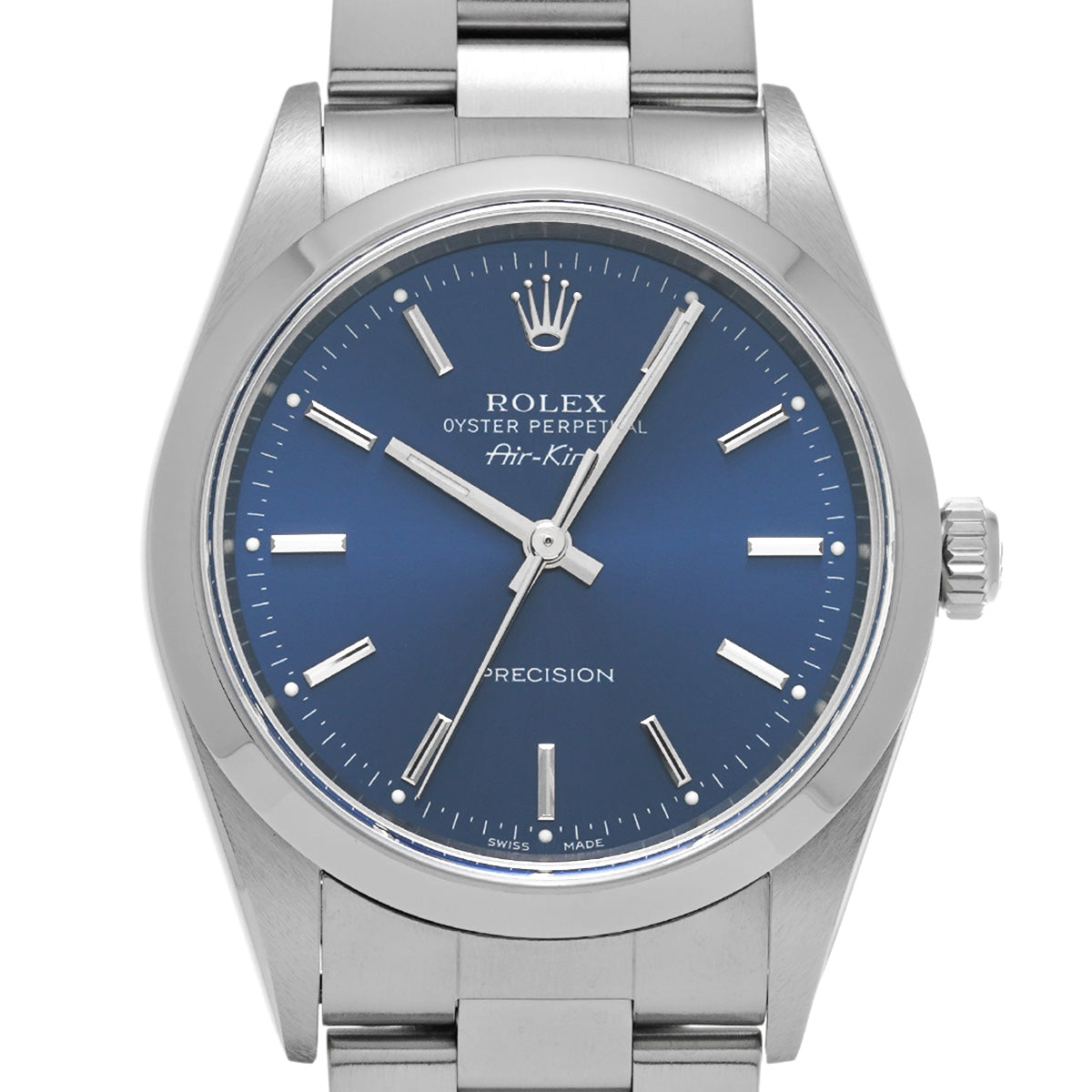 Air-King 14000M P (manufactured circa 2001) Blue ROLEX Men's [Pre-Owned].