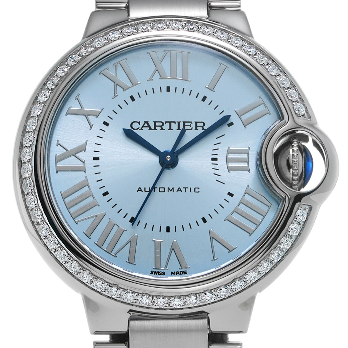 Ballon Bleu de Cartier 33mm W4BB0028 Blue CARTIER Ladies [Pre-owned].