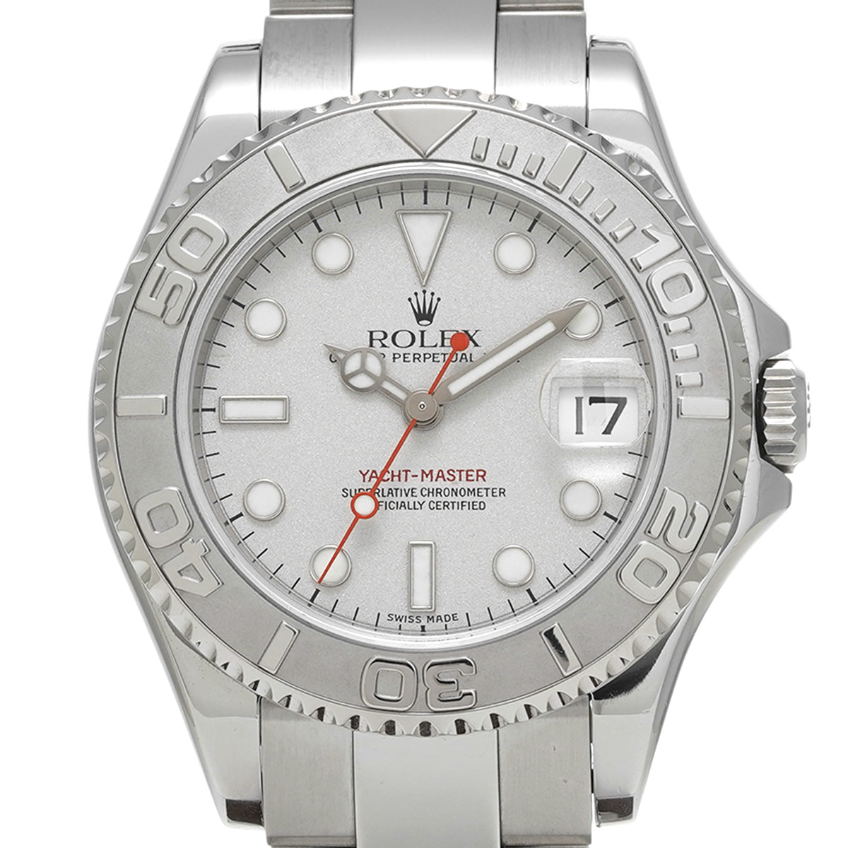 Yacht-Master 35 168622 F (manufactured circa 2003) Gray ROLEX Unisex [Pre-Owned].